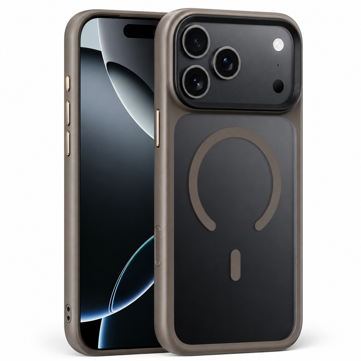Premium iPhone Case MagSafe Compatible Magnetic TPU PC Shockproof Cover Camera Button Camera Protection Anti Fingerprint Matte Slim Full Coverage
