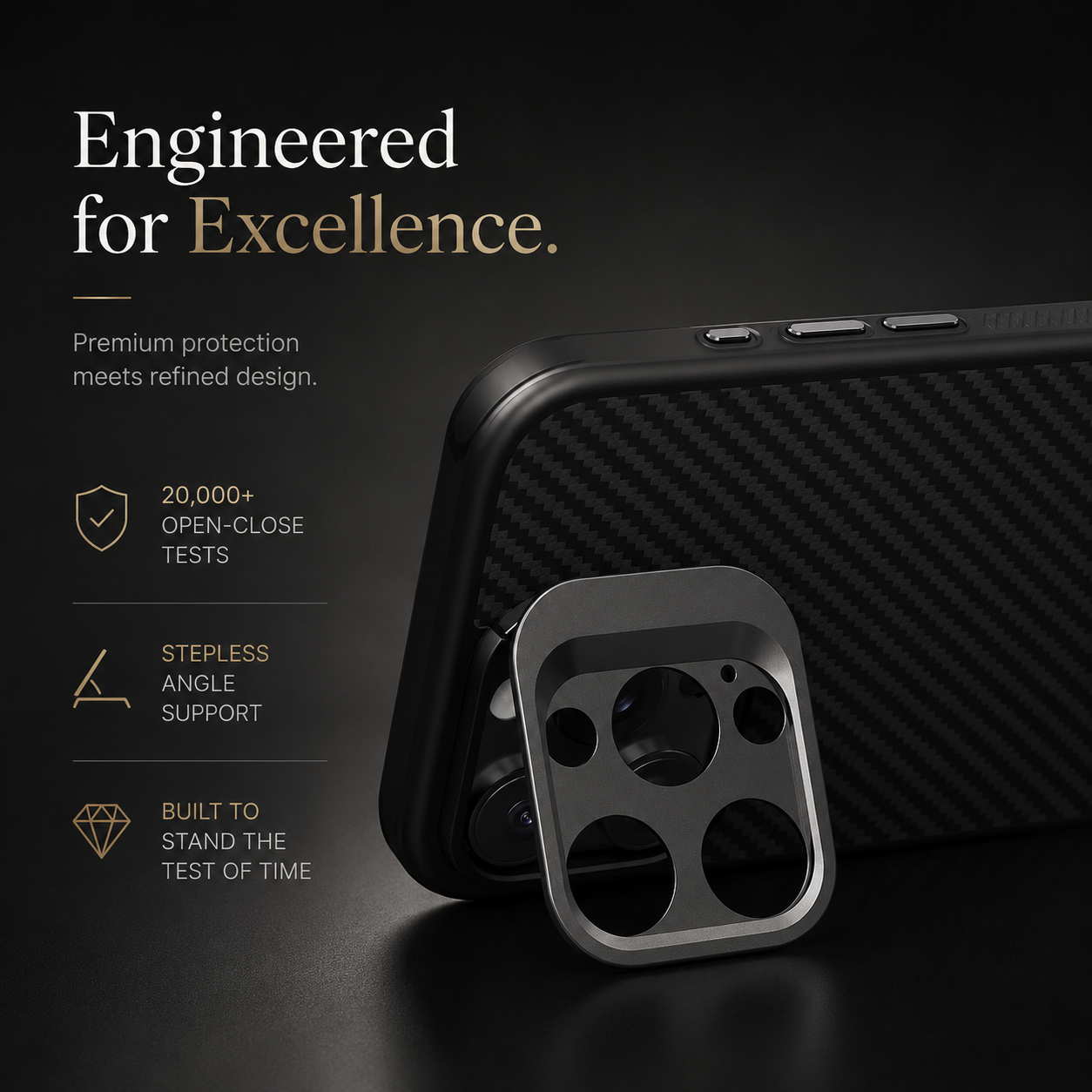 Premium iPhone Case MagSafe Compatible Magnetic TPU PC Shockproof Cover Lens Protector Camera Protection Slim Lightweight Anti Scratch Design