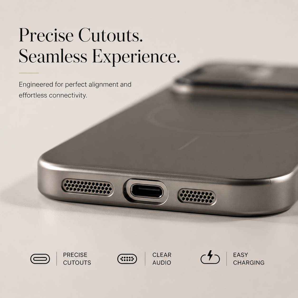 Premium iPhone Case MagSafe Compatible Matte Magnetic Cover Shockproof PC Camera Protection Anti Fingerprint Non Slip Slim Half Wrapped Design