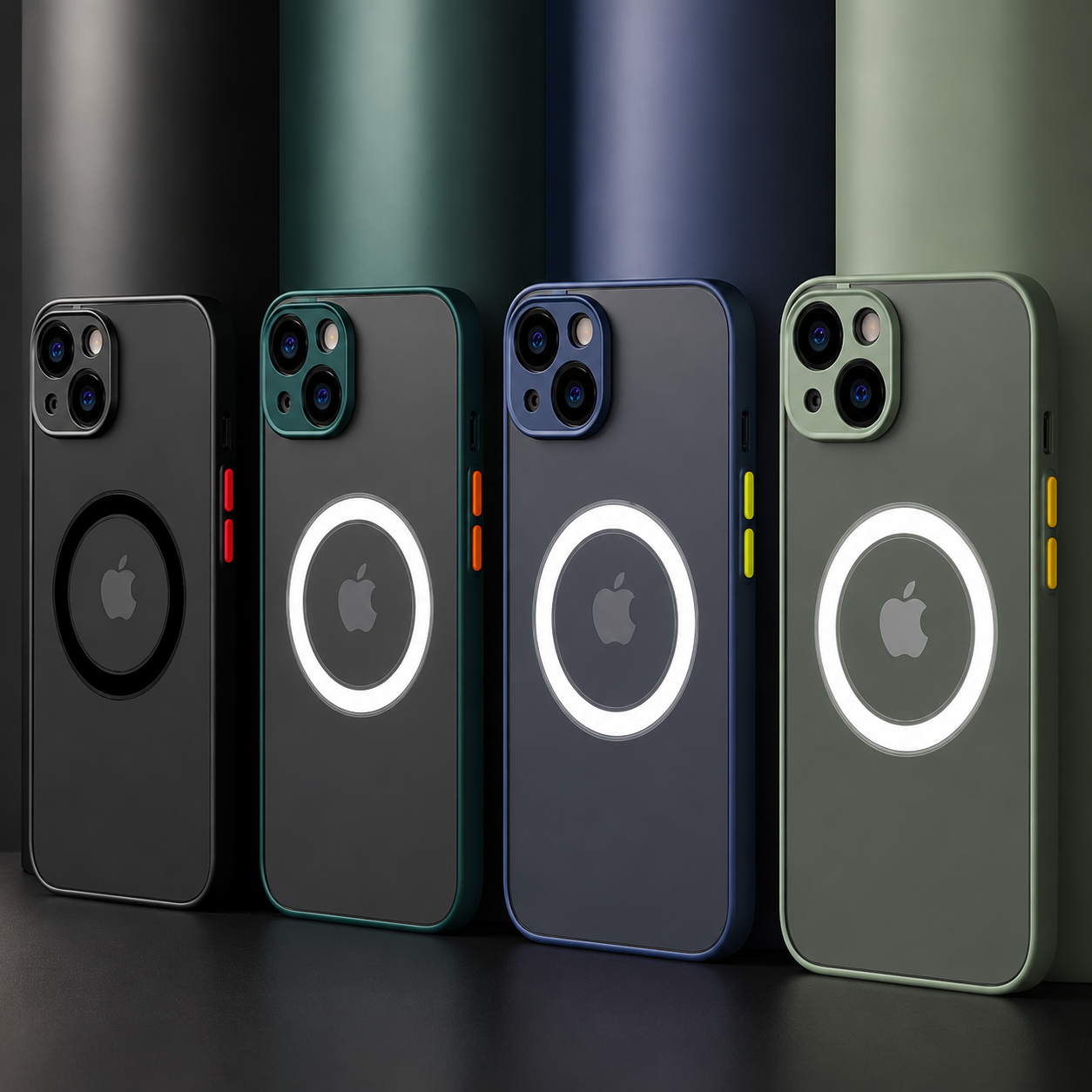 Premium iPhone Case MagSafe Compatible Matte Slim Cover Magnetic Shockproof Protective Camera Lens Guard Clean Finish Minimal Design