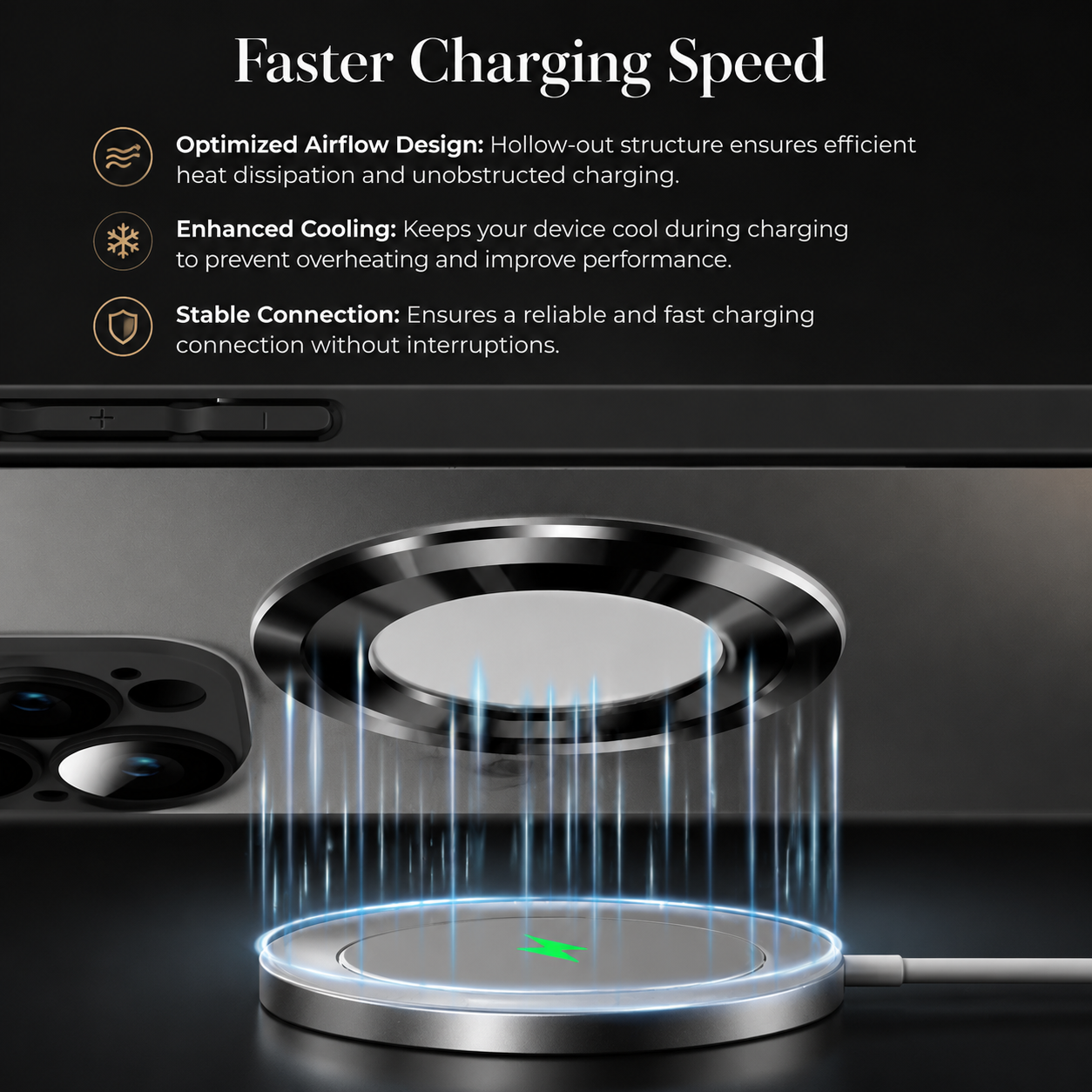 Premium iPhone Case MagSafe Compatible Matte Slim Magnetic Cover Shock Absorbing Protective Camera Lens Guard Full Coverage Minimal Design