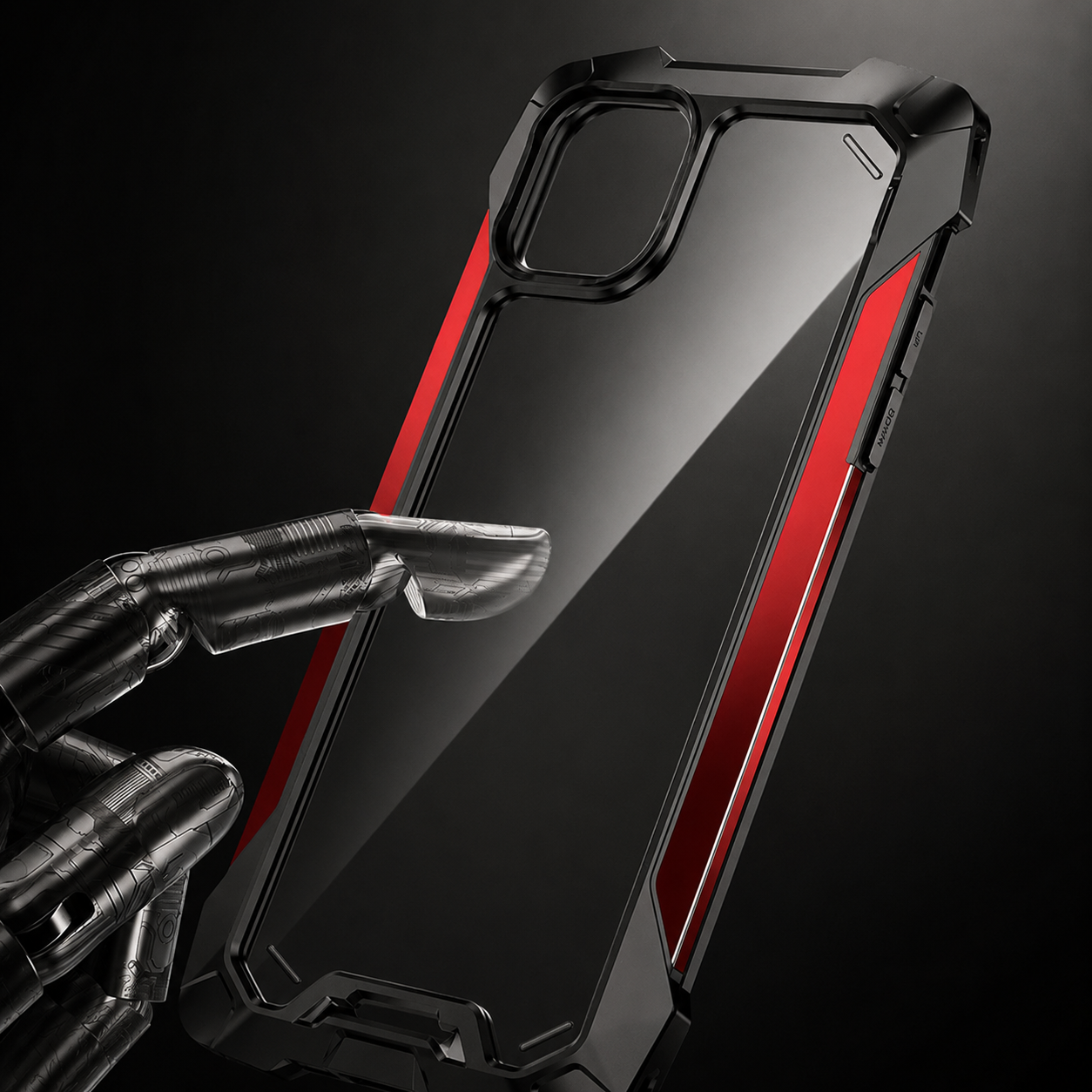 Premium iPhone Case MagSafe Compatible Military Armor Rugged Cover Dual Layer Metal Frame Tempered Glass Full Body Shockproof Camera Protection
