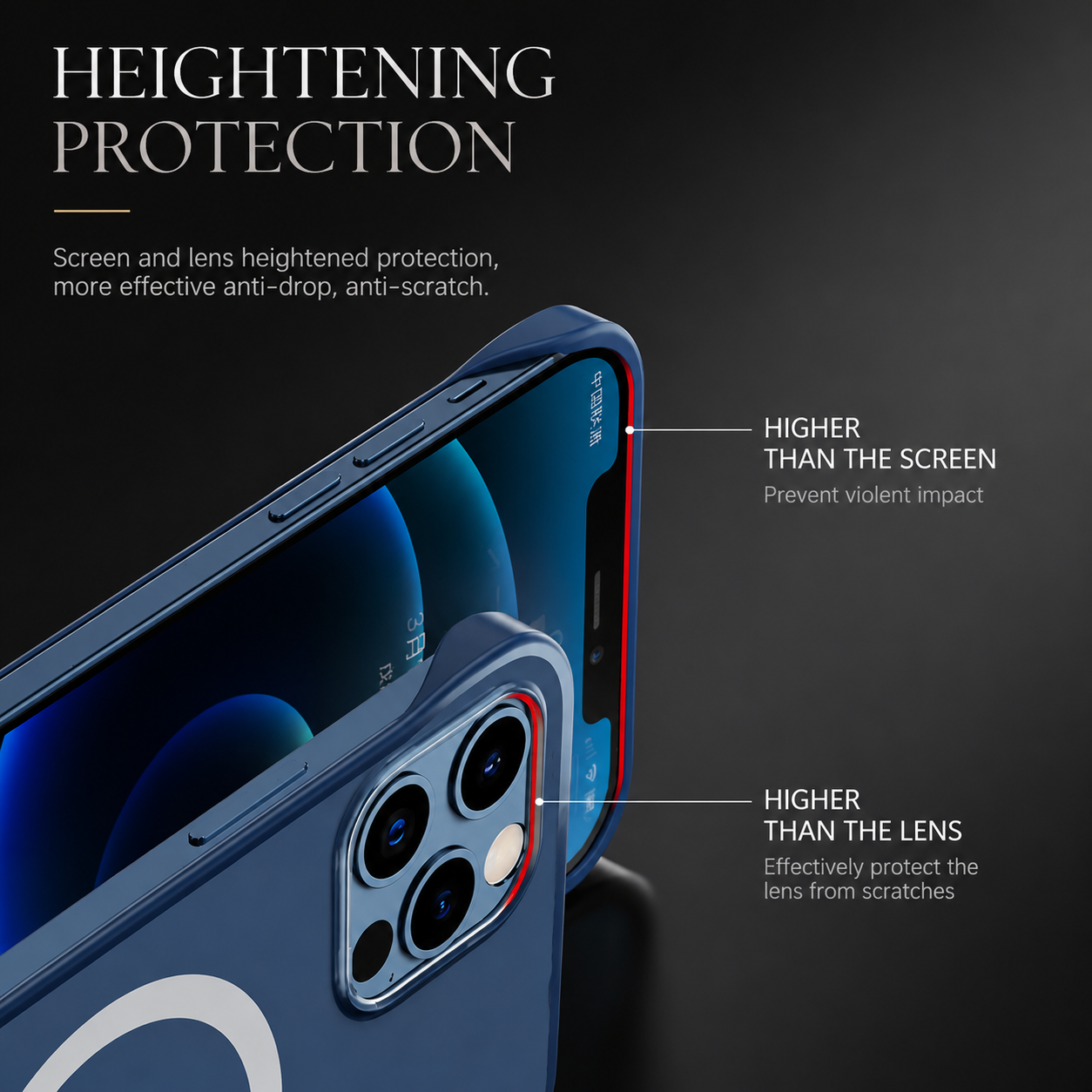Premium iPhone Case MagSafe Compatible Ultra Thin Clear Frameless Cover Transparent Magnetic Shockproof Protective Camera Lens Guard Slim Design