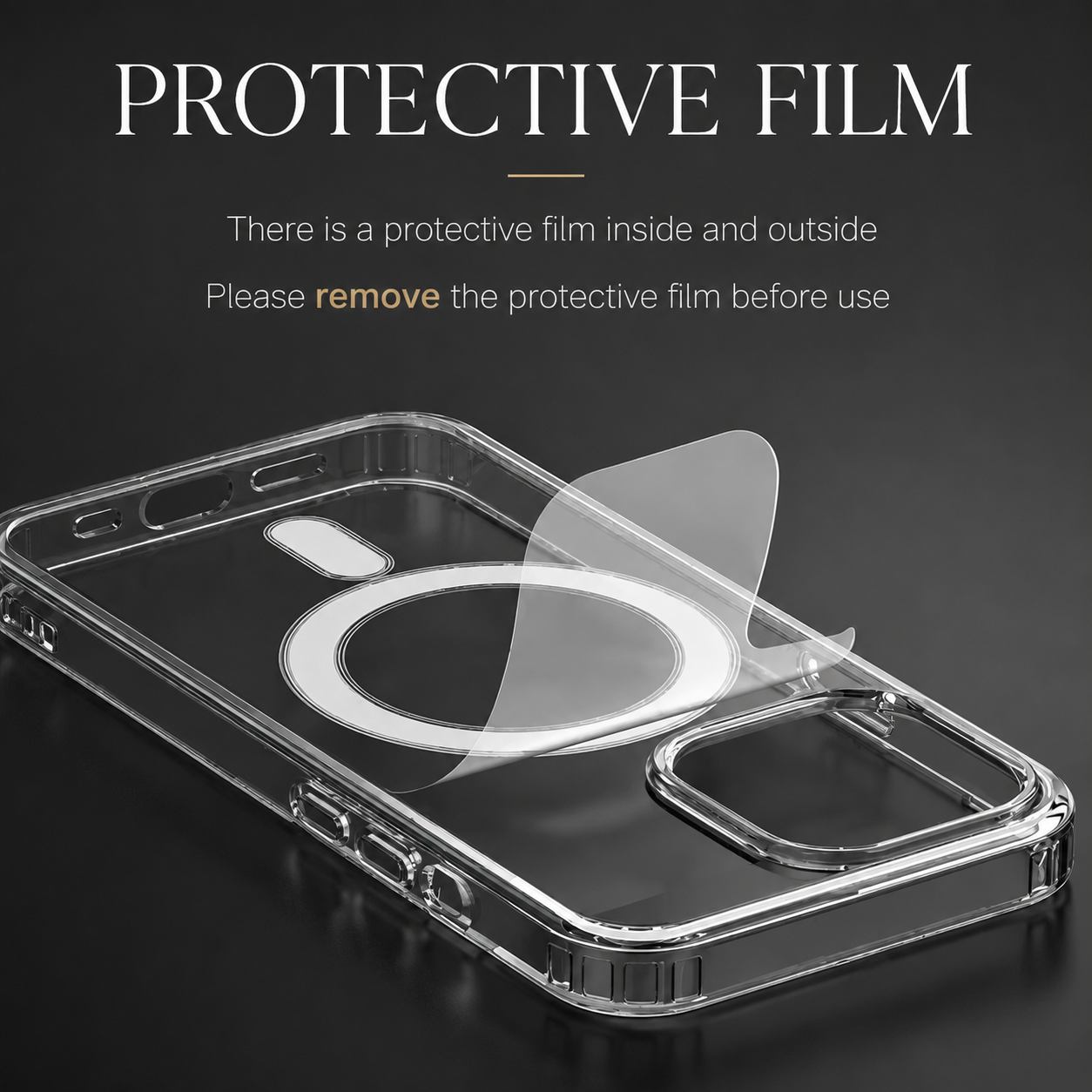 Premium iPhone Case MagSafe Compatible Ultra Thin Clear Frameless Cover Transparent Magnetic Shockproof Protective Camera Lens Guard Slim Design