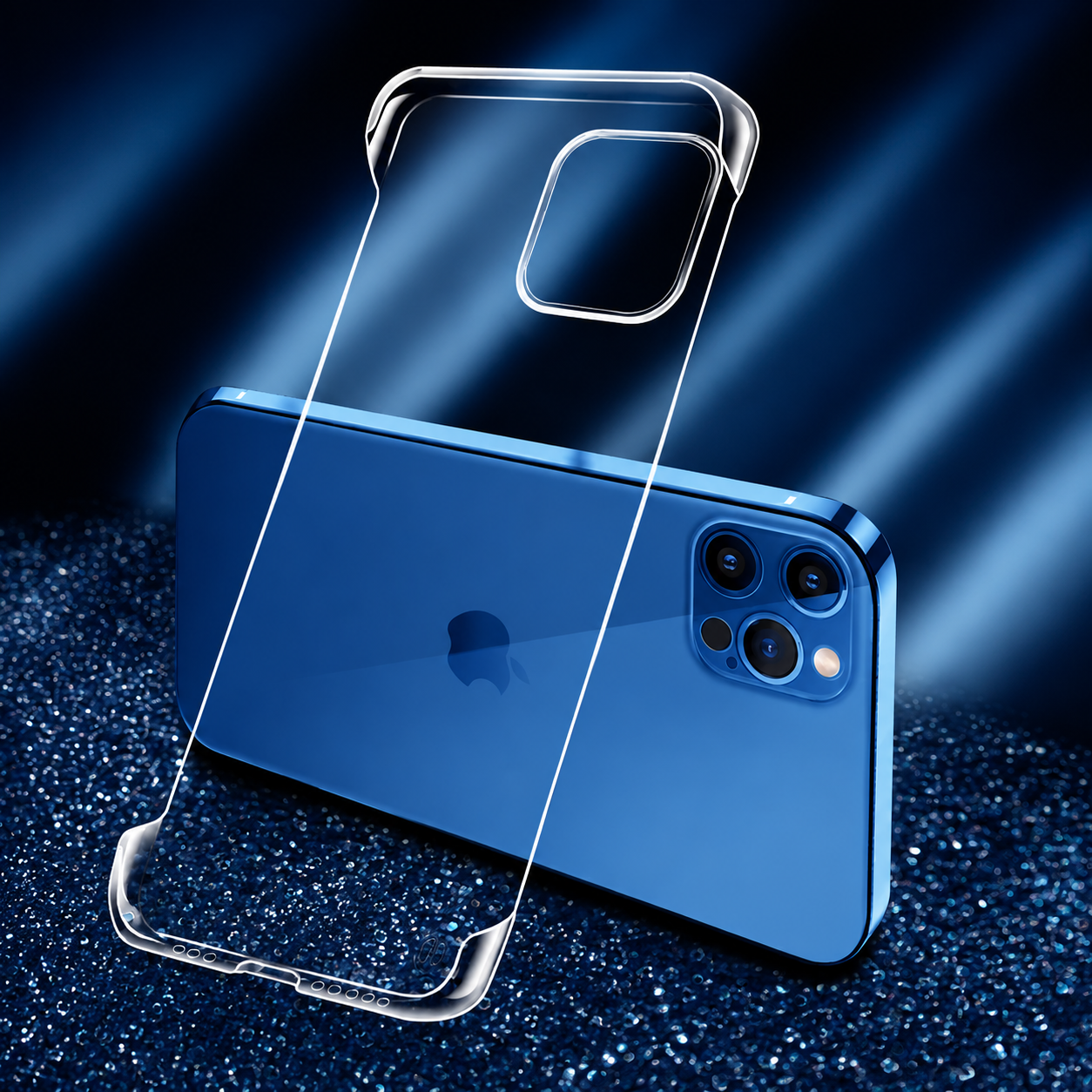 Premium iPhone Case MagSafe Compatible Ultra Thin Clear Frameless Cover Transparent Magnetic Shockproof Protective Camera Lens Guard Slim Design