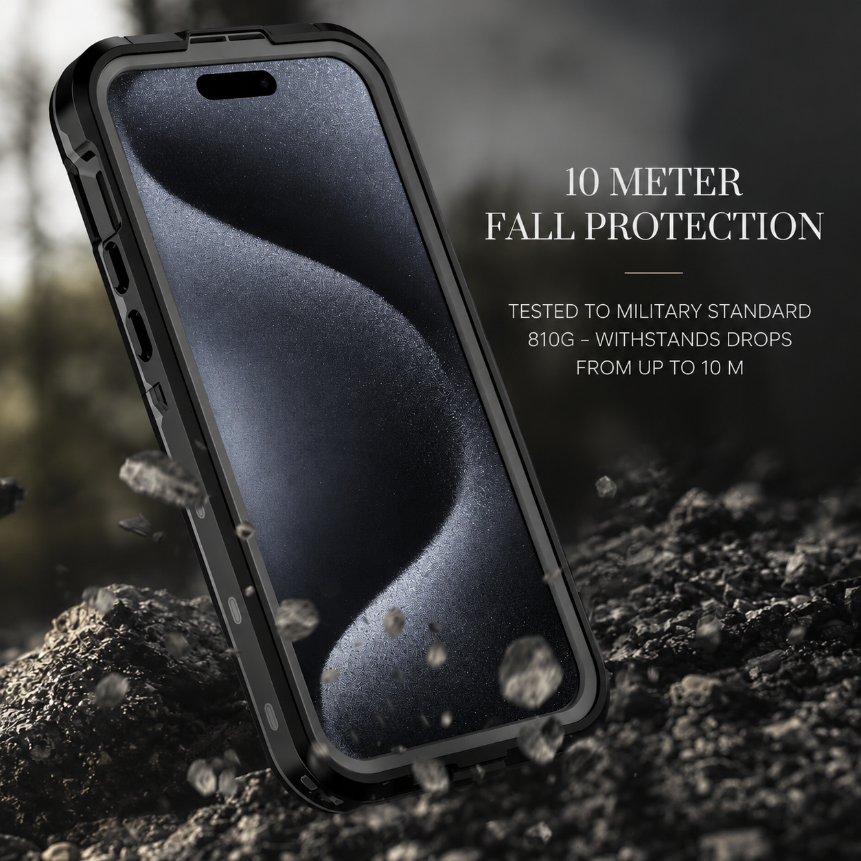 Premium iPhone Case MagSafe Compatible Waterproof Sealed Armor Cover IP68 Shockproof 360 Full Body Protective Camera Lens Guard Dustproof Slim Design