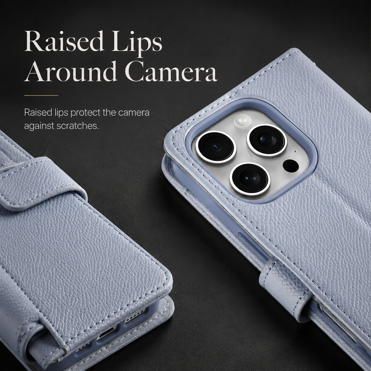 Premium iPhone Case Magnetic Detachable Wallet Cover Cow Leather Card Holder Shockproof Wireless Charging Support Anti Scratch Slim Protective Design