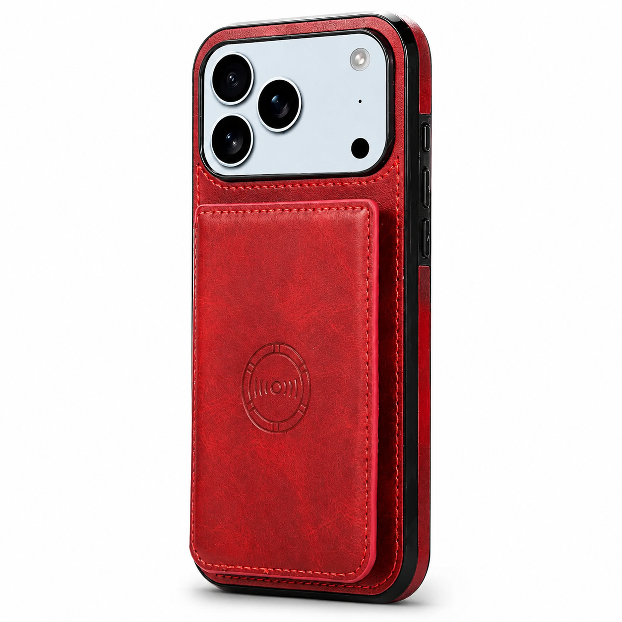 Premium iPhone Case Magnetic Leather Wallet Cover RFID Blocking Card Holder Shockproof Full Coverage Protective Cover Anti Scratch Slim Secure Design