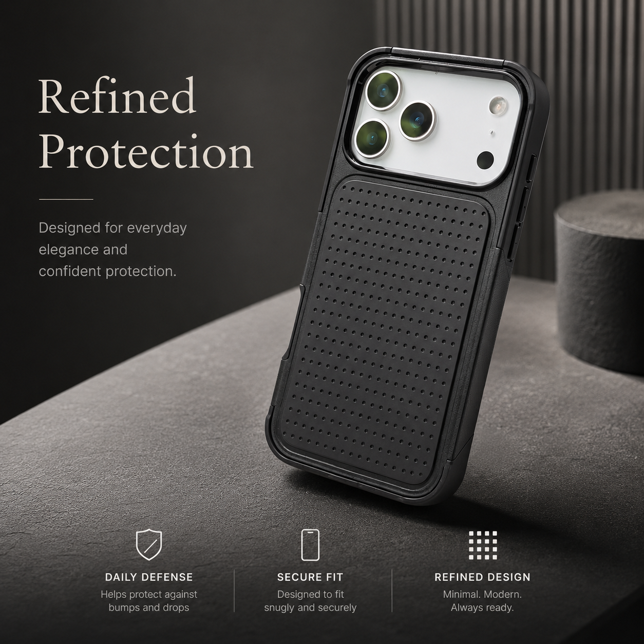 Premium iPhone Case Magnetic Wallet Cover Rugged Armor Shockproof Card Holder Kickstand Protective Cover Non Slip Dual Layer Full Coverage Design