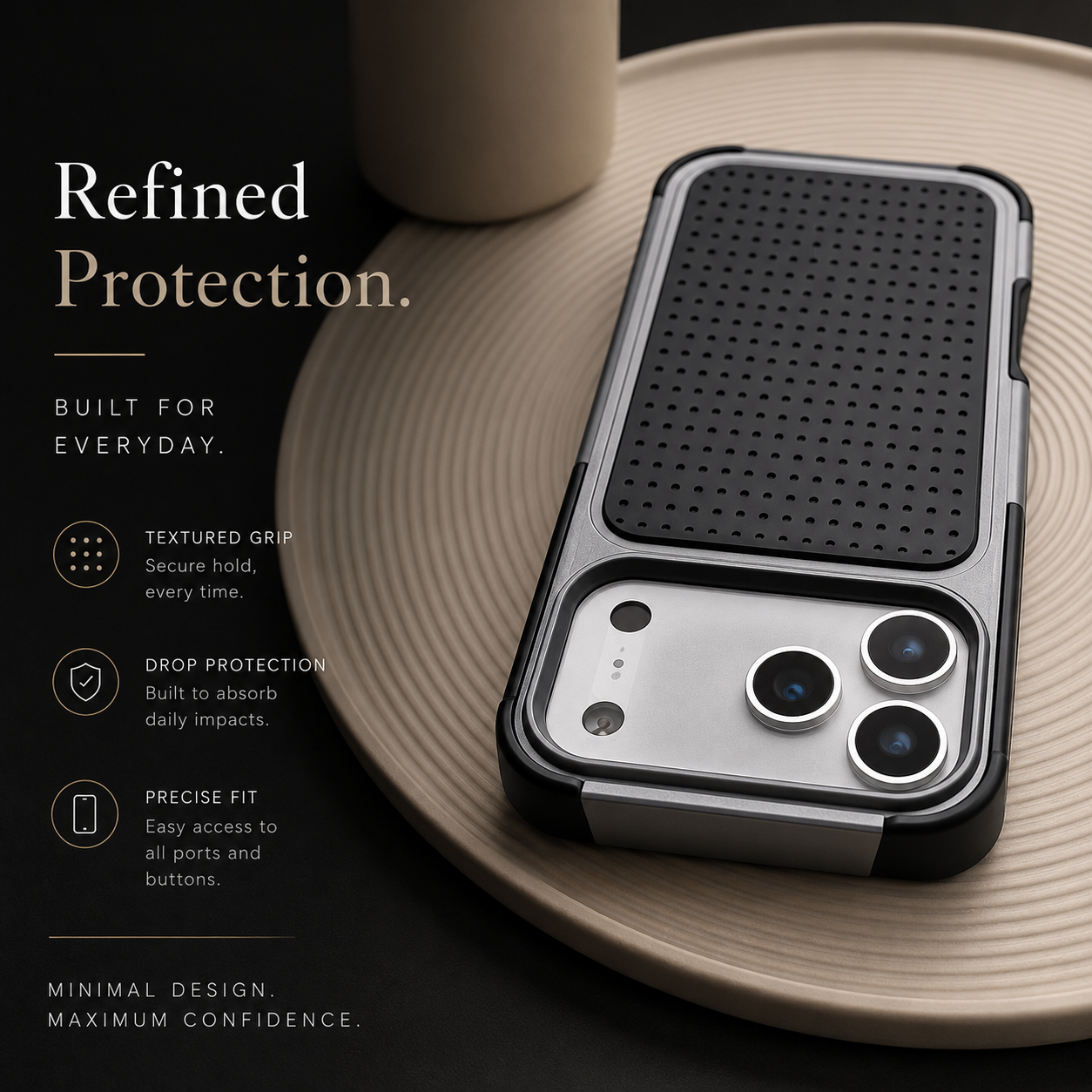 Premium iPhone Case Magnetic Wallet Cover Rugged Armor Shockproof Card Holder Kickstand Protective Cover Non Slip Dual Layer Full Coverage Design