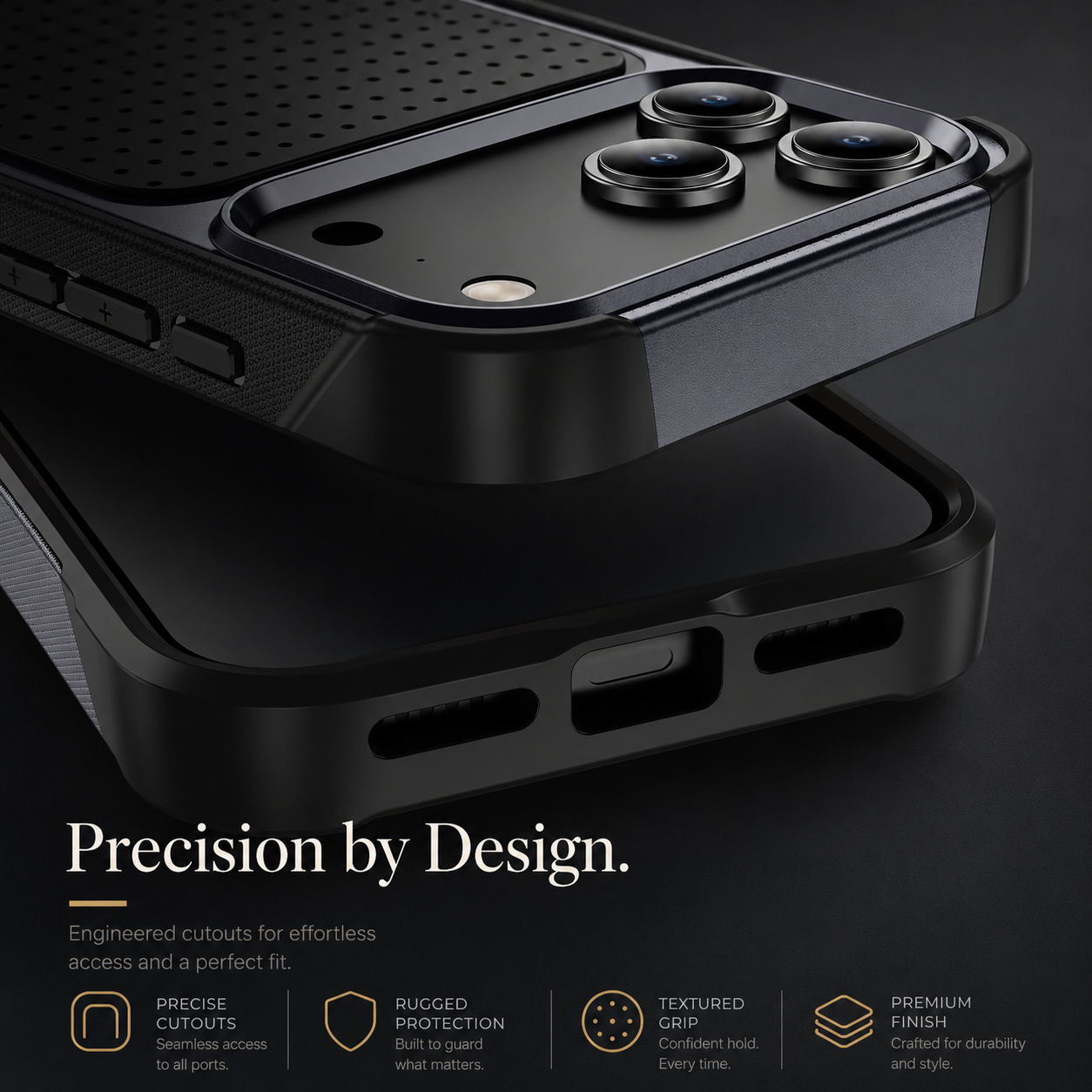 Premium iPhone Case Magnetic Wallet Cover Rugged Armor Shockproof Card Holder Kickstand Protective Cover Non Slip Dual Layer Full Coverage Design