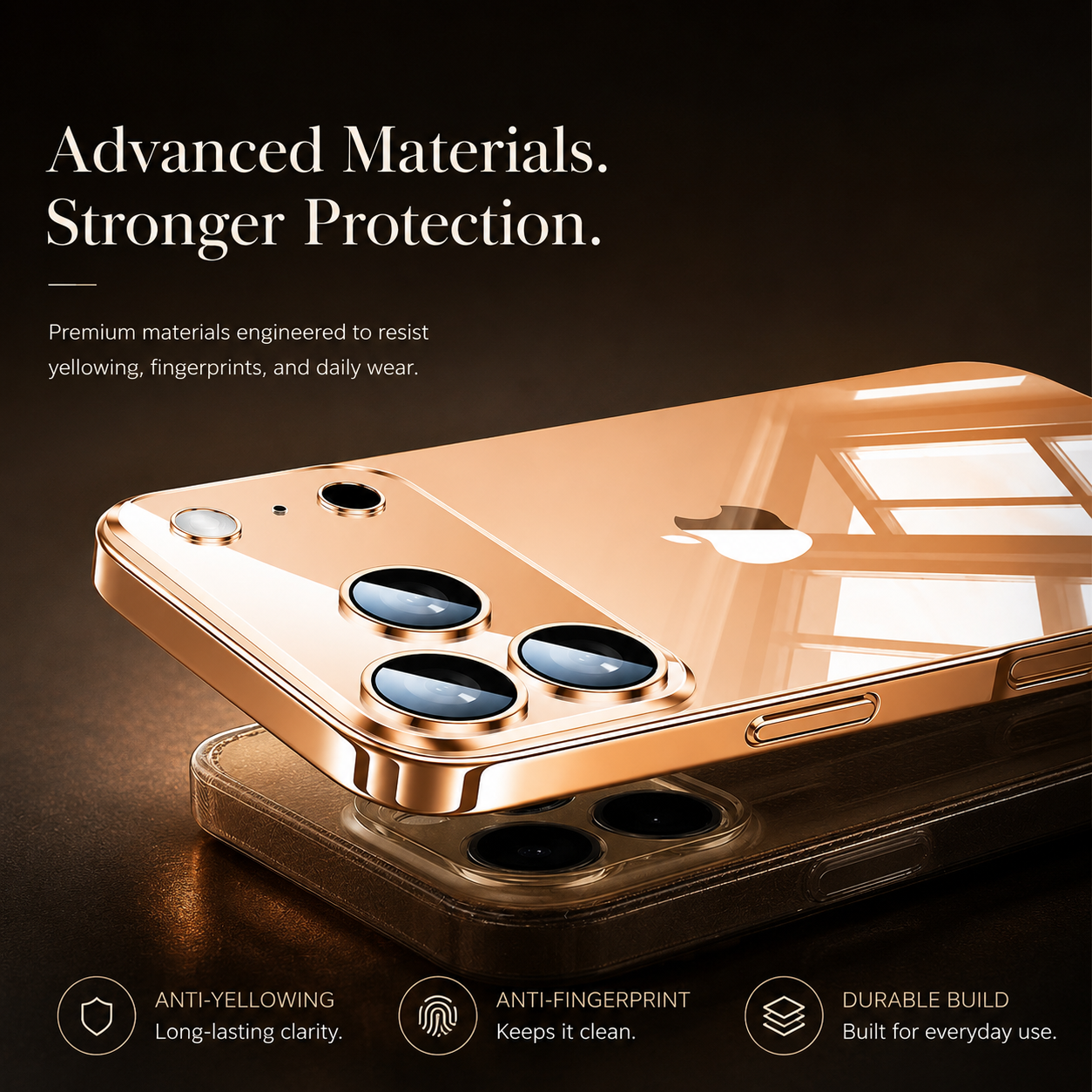 Premium iPhone Case Transparent TPU Protective Cover Camera Lens Protection Ultra Thin Shockproof Anti Fingerprint Scratch Resistant Slim Full Coverage