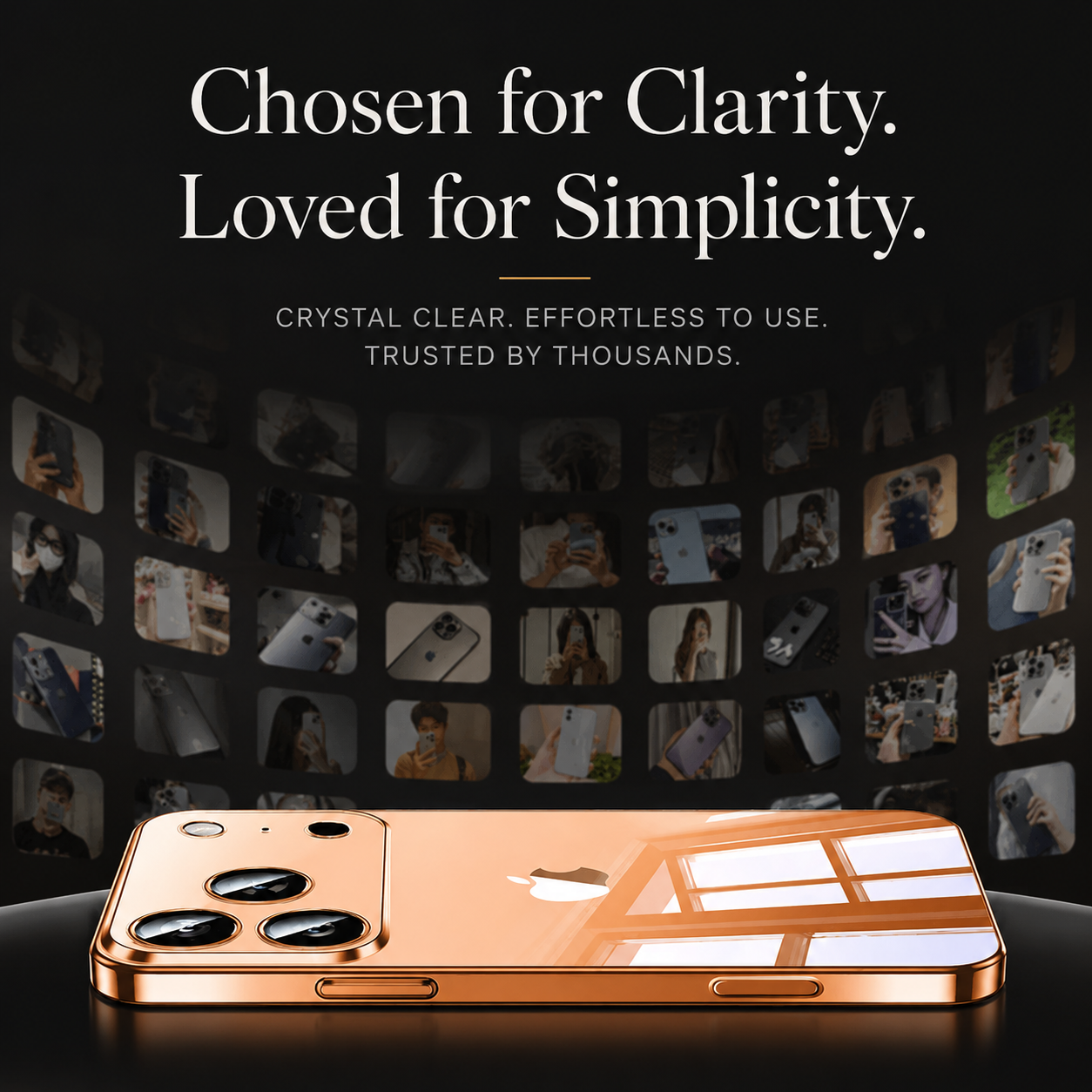 Premium iPhone Case Transparent TPU Protective Cover Camera Lens Protection Ultra Thin Shockproof Anti Fingerprint Scratch Resistant Slim Full Coverage