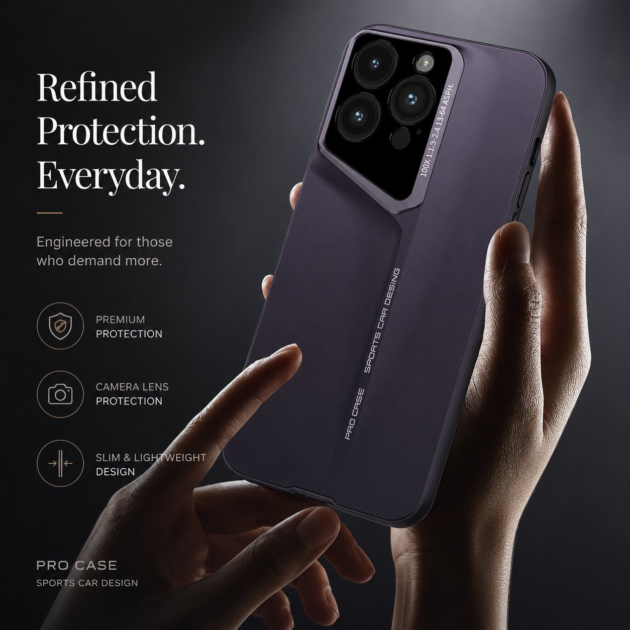 Premium iPhone Case Ultra Slim Matte Hard PC Protective Cover Camera Lens Protection Shockproof Anti Fingerprint Anti Scratch Non Slip Design