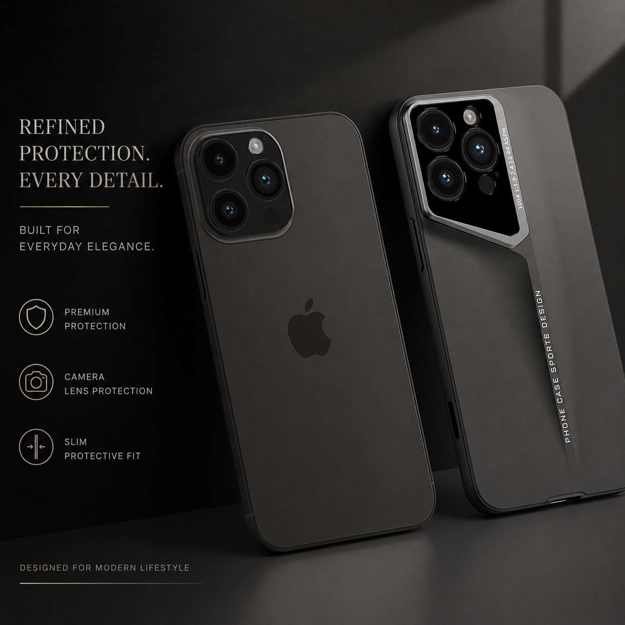 Premium iPhone Case Ultra Slim Matte Hard PC Protective Cover Camera Lens Protection Shockproof Anti Fingerprint Anti Scratch Non Slip Design