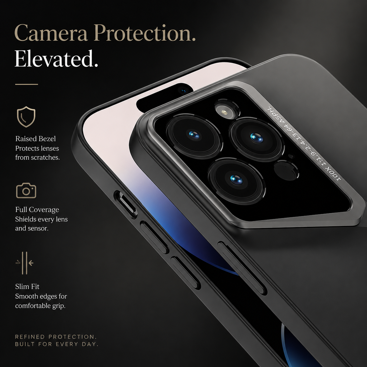 Premium iPhone Case Ultra Slim Matte Hard PC Protective Cover Camera Lens Protection Shockproof Anti Fingerprint Anti Scratch Non Slip Design