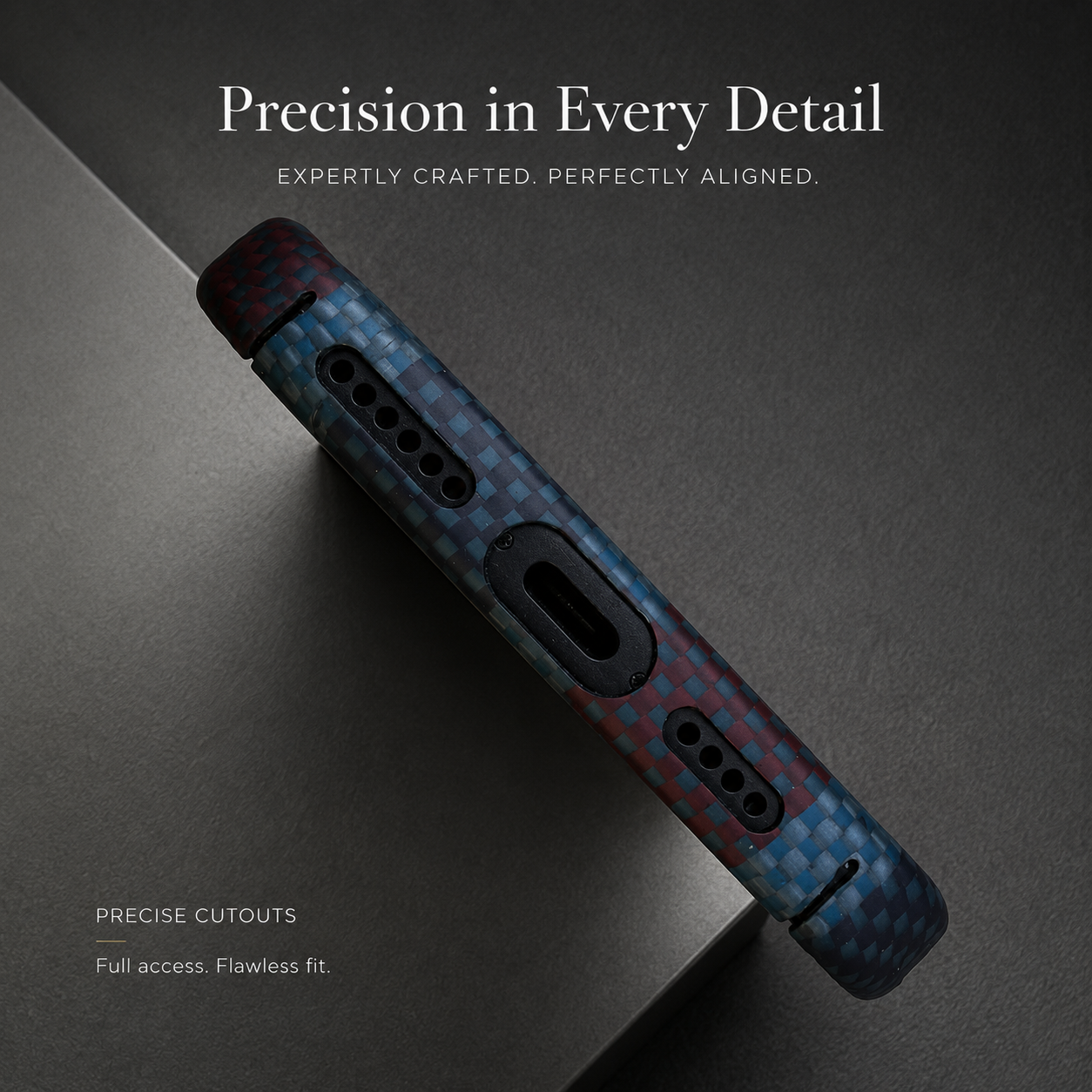Premium iPhone Case Ultra Thin Carbon Fiber Aramid Cover Lightweight Shockproof Full Coverage Anti Fingerprint Anti Scratch Slim Protective Design