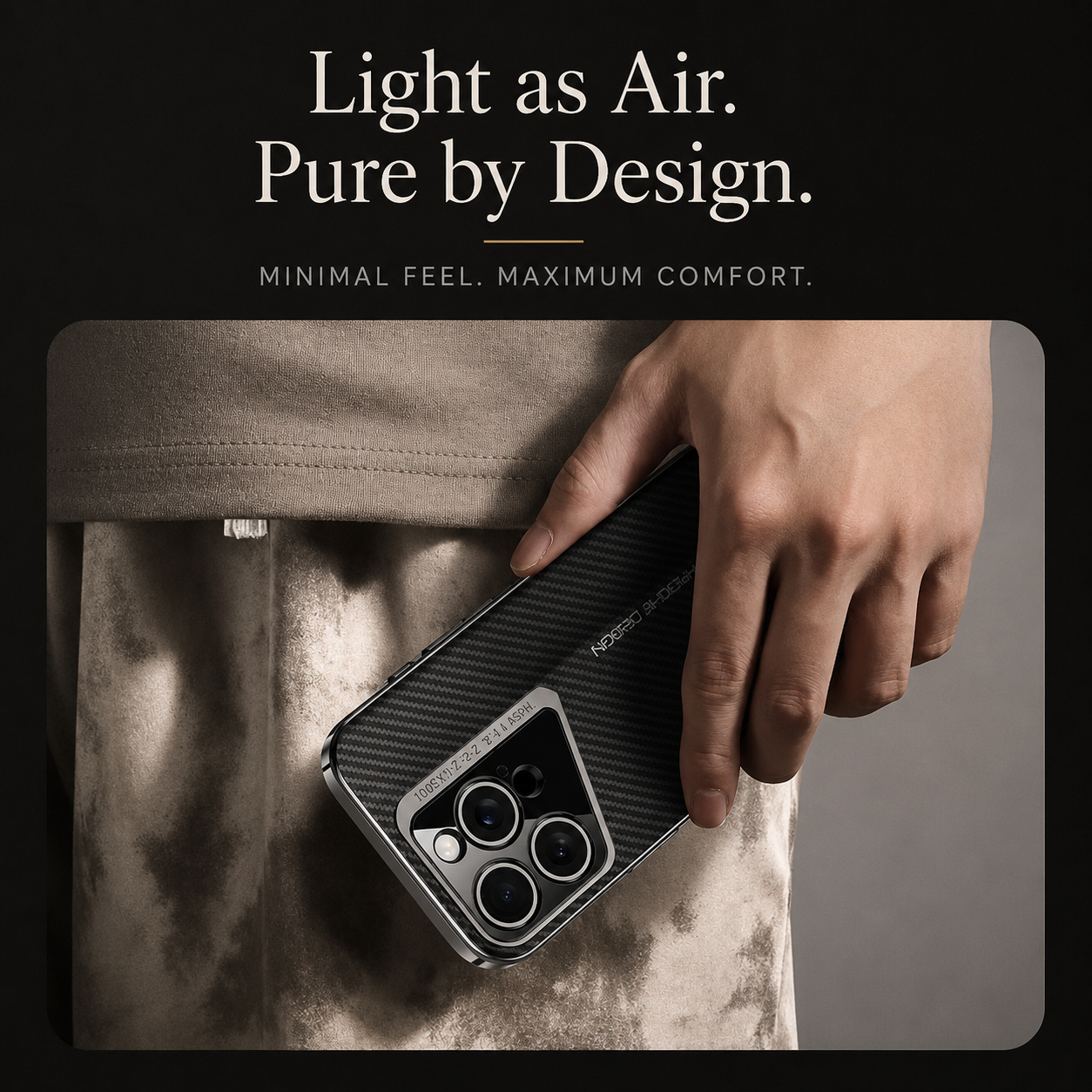 Premium iPhone Case Carbon Fiber Electroplated Protective Cover MagSafe Compatible Magnetic Shockproof Non Slip Anti Fingerprint Full Coverage Design