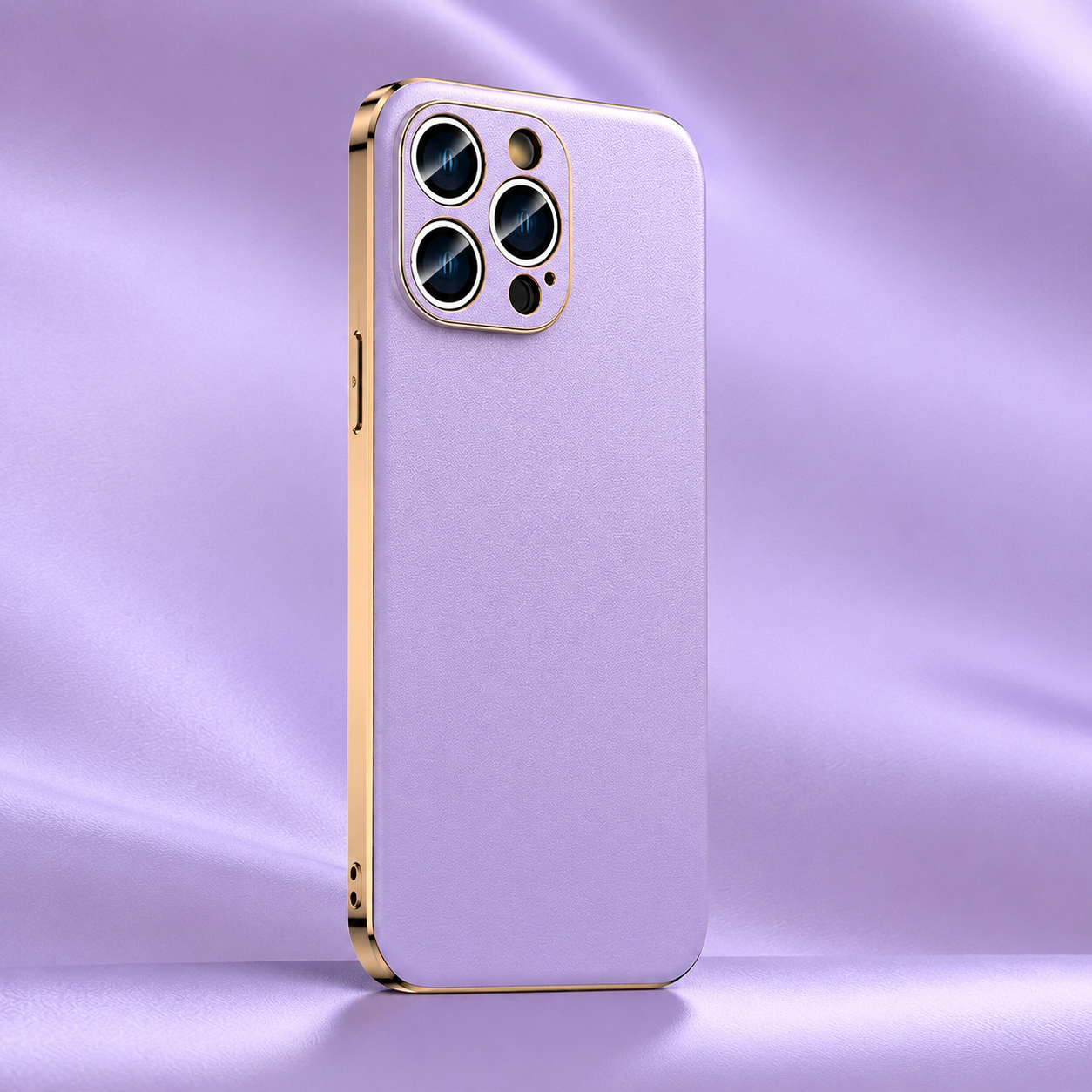 Premium iPhone Case Genuine Cowhide Leather Protective Cover MagSafe Compatible Camera Lens Protection Shockproof Plating Frame Slim Full Coverage