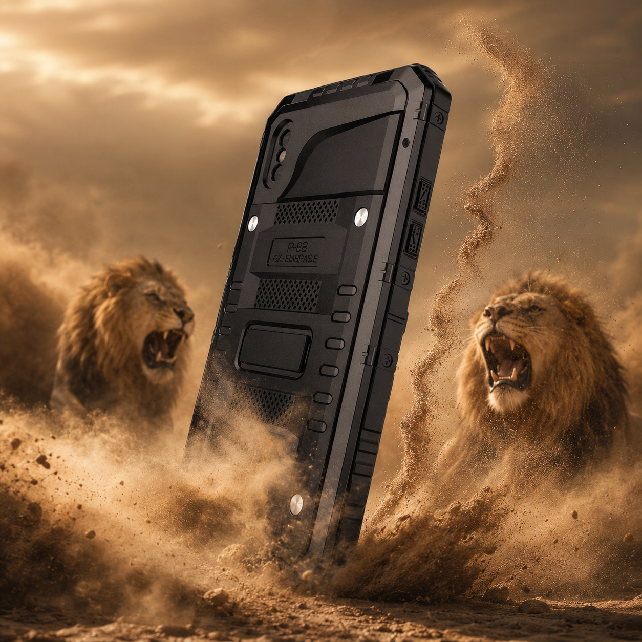 Premium iPhone Case MagSafe Compatible IP68 Waterproof Aluminum Armor Cover Magnetic Shockproof Full Body Camera Guard Rugged Protective Design