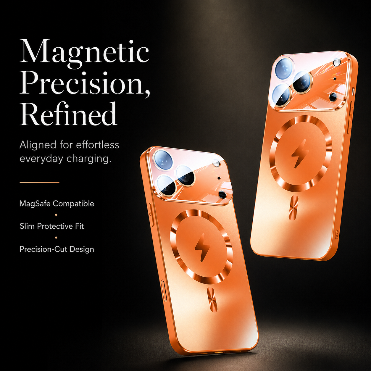Premium iPhone Case MagSafe Compatible Magnetic Matte Cover Shockproof Protective Camera Lens Protection Ultra Thin Hard PC Back Full Coverage