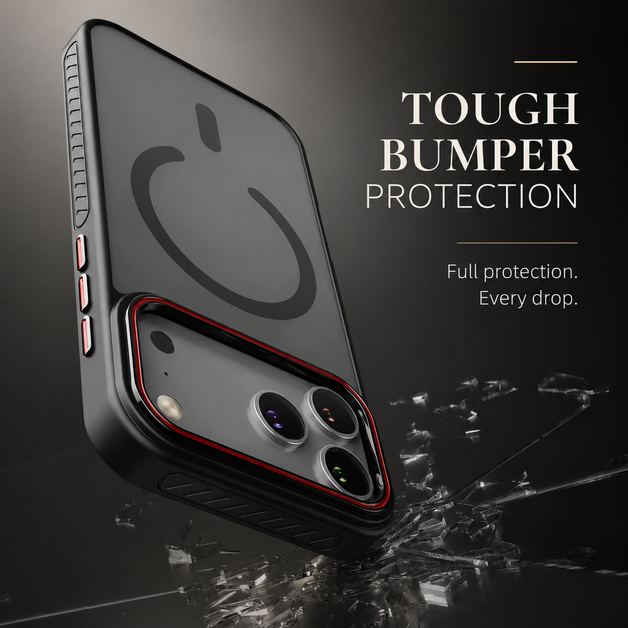 Premium iPhone Case MagSafe Compatible Magnetic Transparent Matte Cover Shockproof Protective Frame Camera Lens Protection Slim Full Coverage