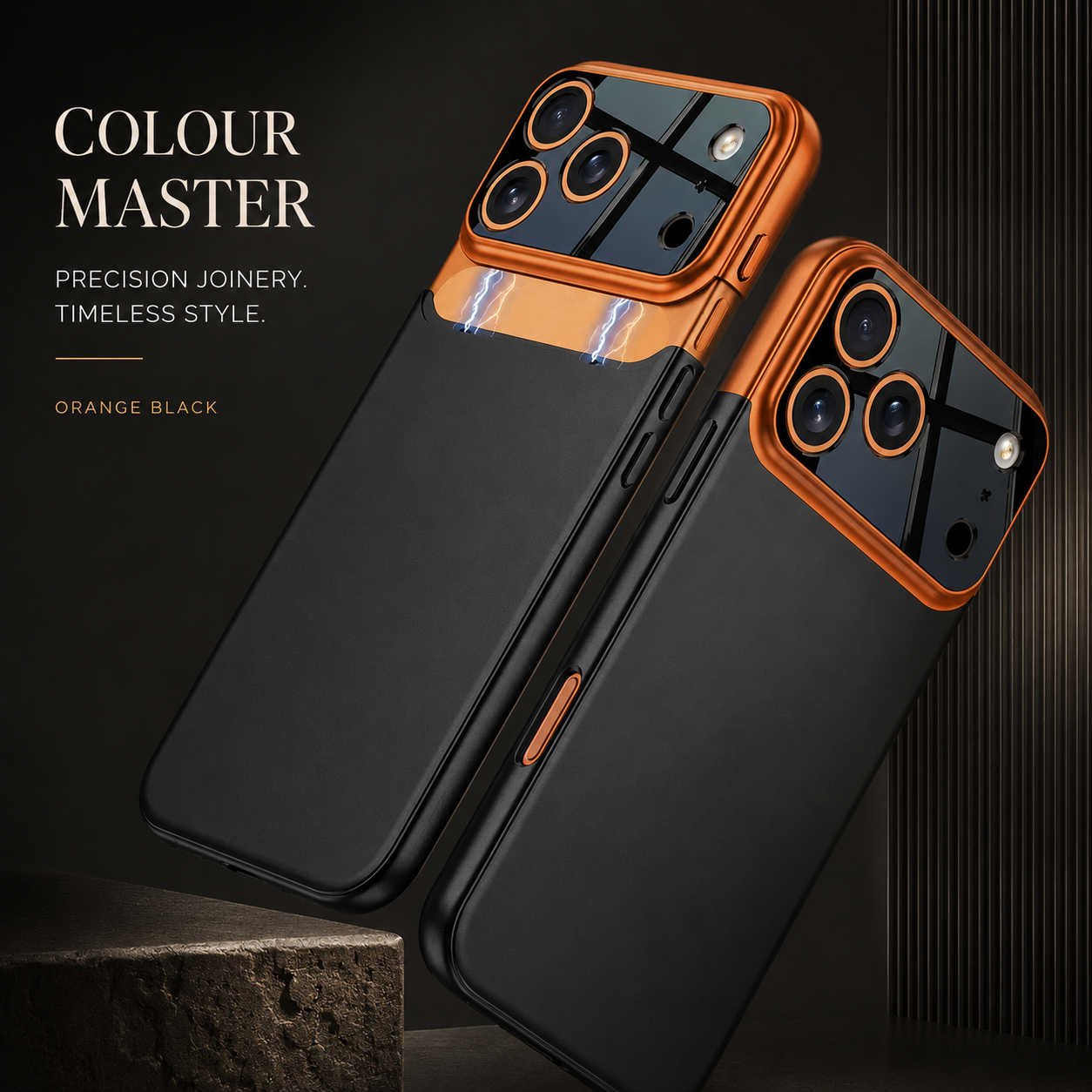 Premium iPhone Case Slim Hard Protective Cover Camera Lens Protection Shockproof Anti Scratch Matte Non Slip Two Tone Full Coverage