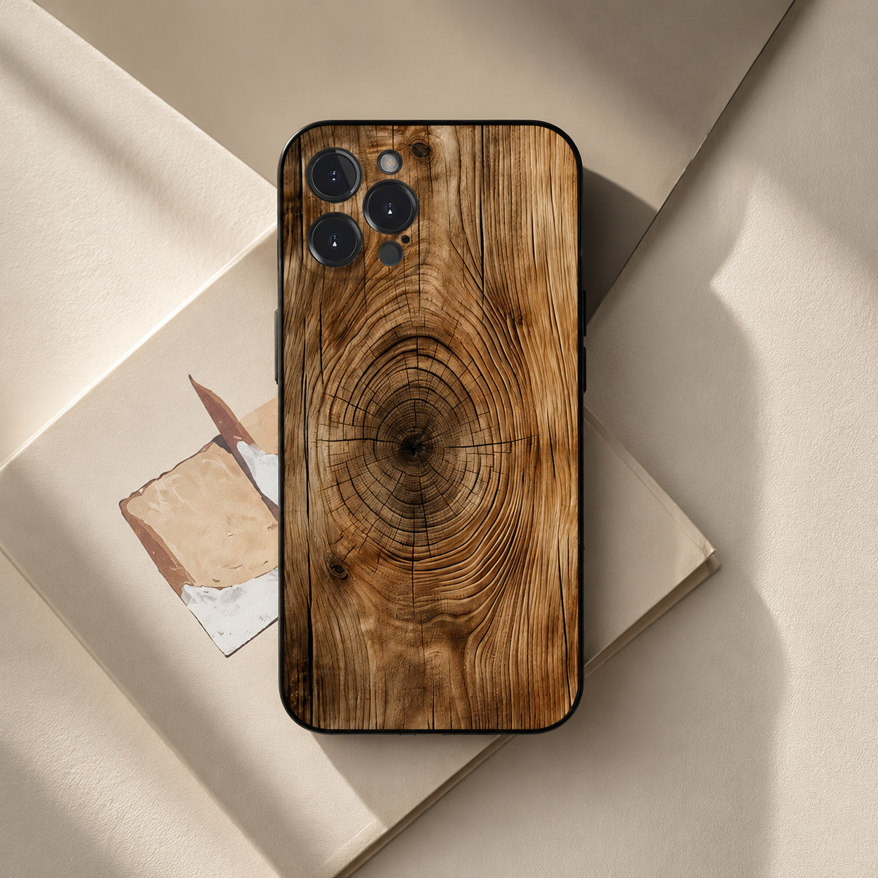 Premium iPhone Case MagSafe Compatible Magnetic Protective Cover Natural Wood Back Shockproof TPU Bumper Camera Lens Protection Ultra Thin Full Coverage