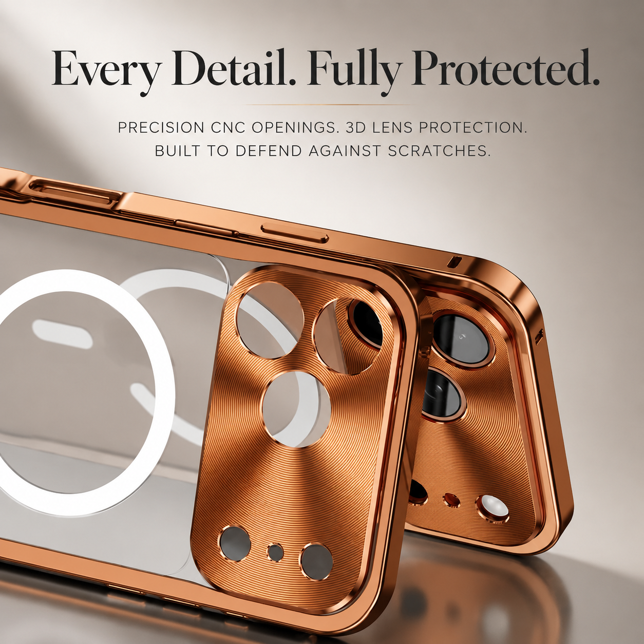 Premium iPhone Case MagSafe Compatible Magnetic Aluminum Bumper Frame Matte Transparent Back Shockproof Protective Camera Lens Guard Slim Full Coverage
