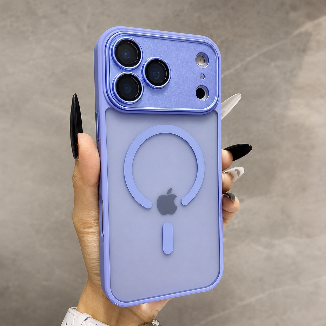 Premium iPhone Case MagSafe Compatible Matte Translucent Cover Magnetic PC TPU Hybrid Shockproof Anti Fingerprint Protective Slim Case