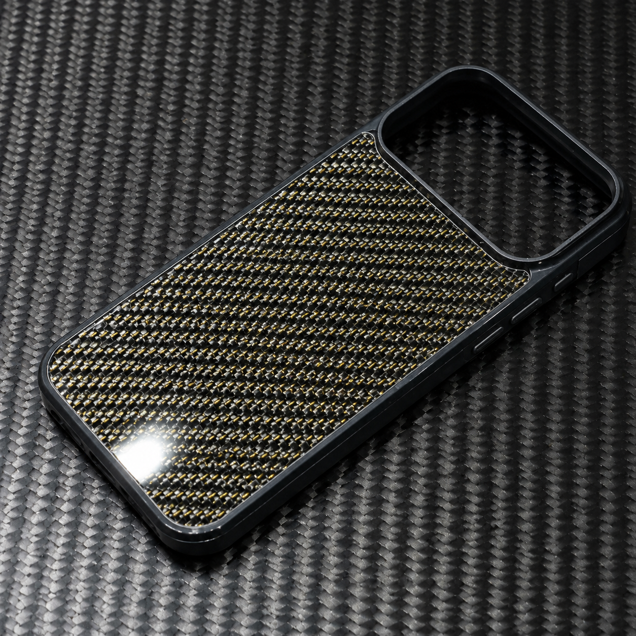 Premium iPhone Case MagSafe Compatible Woven Carbon Fiber Cover Dual Layer Shockproof Full Coverage Anti Scratch Lightweight Non Slip Design
