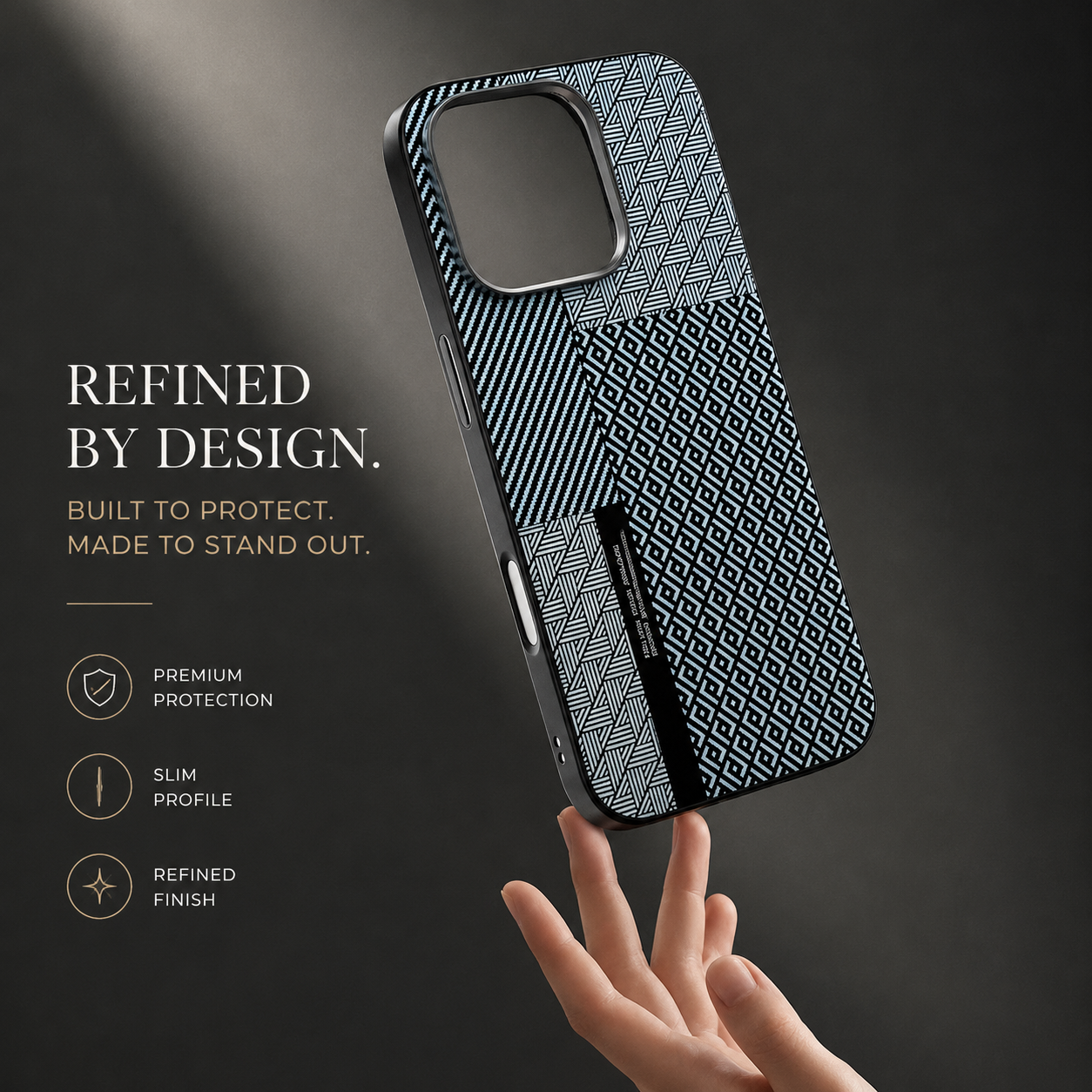 Premium iPhone Case Invisible Magnetic Cover Dual Layer Shockproof Matte Frosted Ultra Slim Full Coverage Camera Protection Anti Fingerprint Design