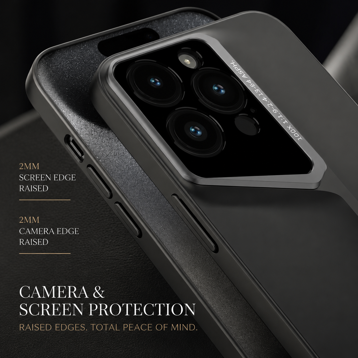 Premium iPhone Case Ultra Slim Magnetic Hard PC Cover Matte Blade Texture Frosted Lens Protection Shockproof Non Slip Full Coverage Design