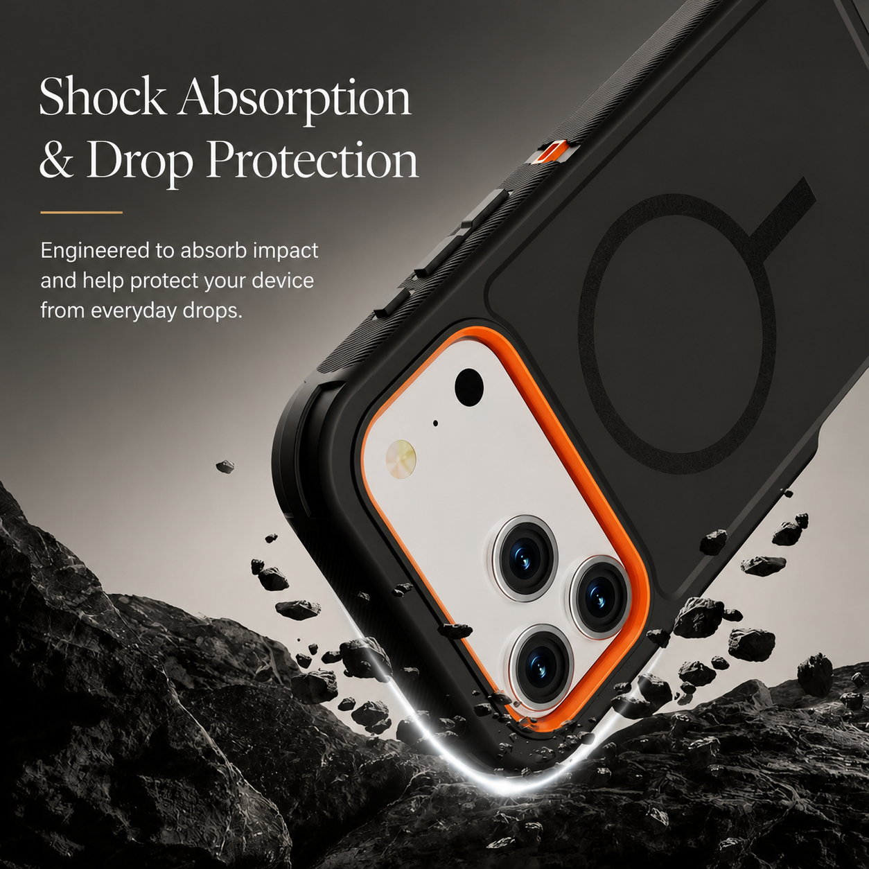 Premium iPhone Case Rugged Defender Magnetic Dual Layer Shockproof Armor Protective Cover Belt Clip Holder Heavy Duty Anti Slip Grip Full Port Protection Design