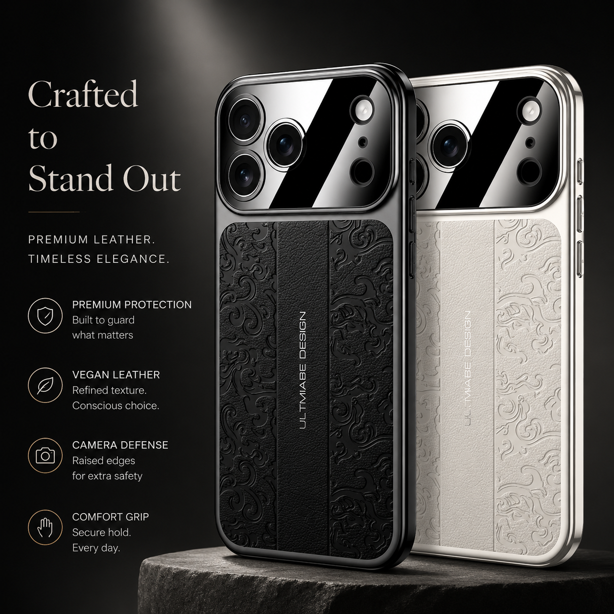 Premium iPhone Case Leather Electroplated Soft TPU Magnetic Shockproof Protective Cover Luxury Slim Half Wrapped Full Coverage Design Anti Scratch Case
