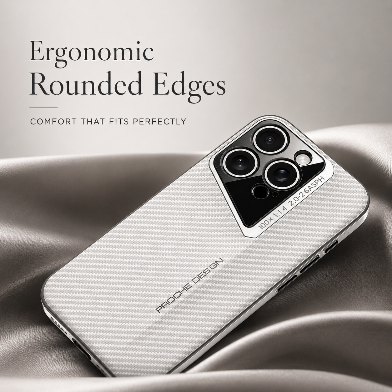 Premium iPhone Case Carbon Fiber Electroplated Protective Cover MagSafe Compatible Magnetic Shockproof Non Slip Anti Fingerprint Full Coverage Design