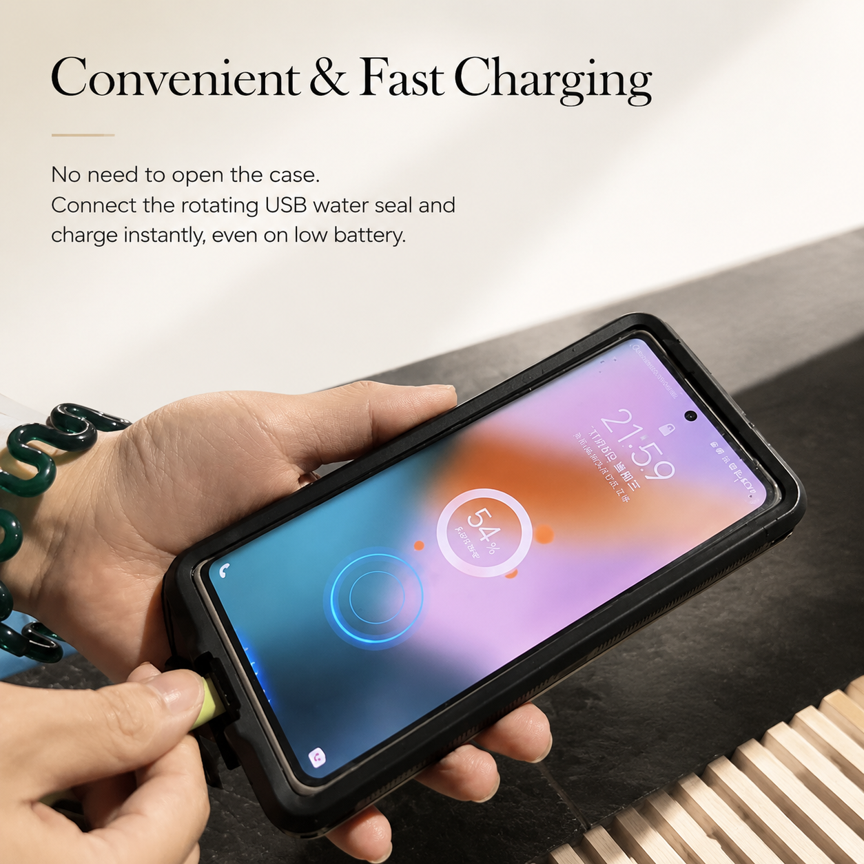 Premium iPhone Case Waterproof IP68 Protective Cover Full Body Shockproof Vacuum Seal System Underwater Touchscreen Access Dustproof Durable Design
