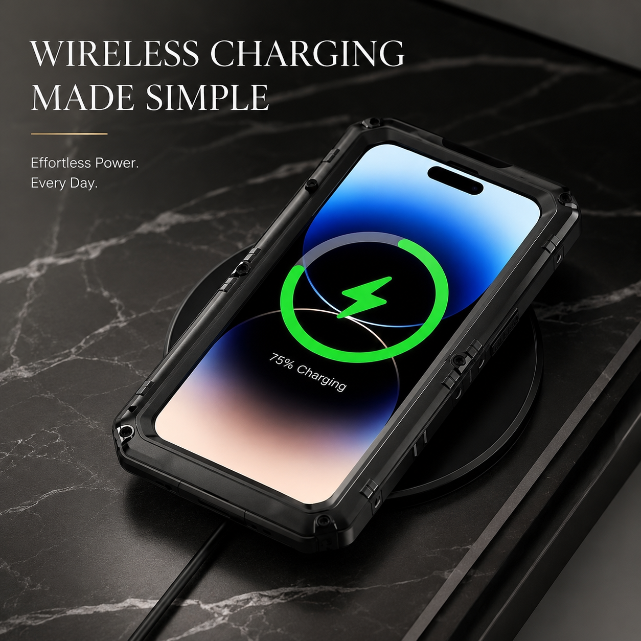 Premium iPhone Case MagSafe Compatible IP68 Waterproof Aluminum Armor Cover Magnetic Shockproof Full Body Camera Guard Rugged Protective Design