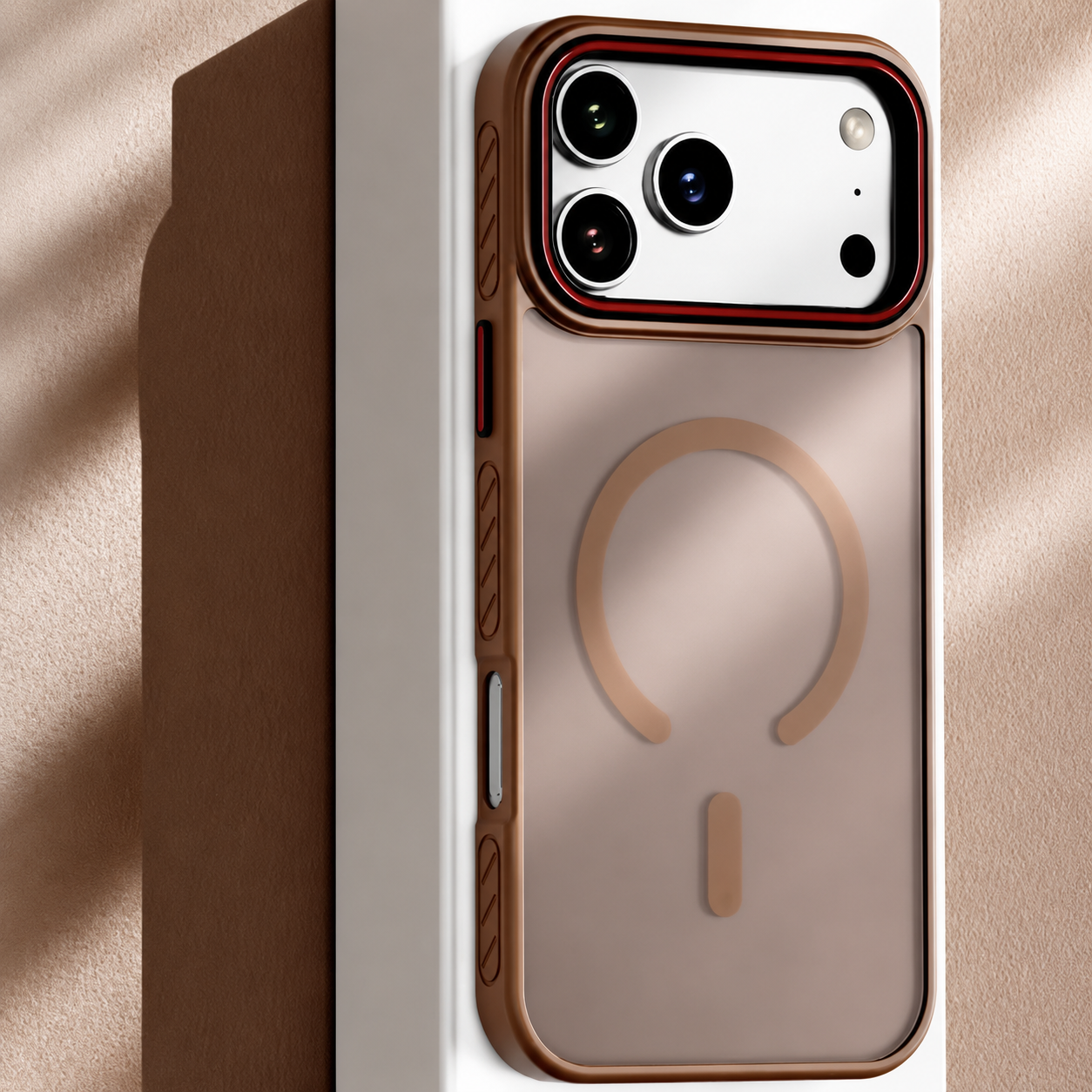 Premium iPhone Case MagSafe Compatible Magnetic Transparent Matte Cover Shockproof Protective Frame Camera Lens Protection Slim Full Coverage