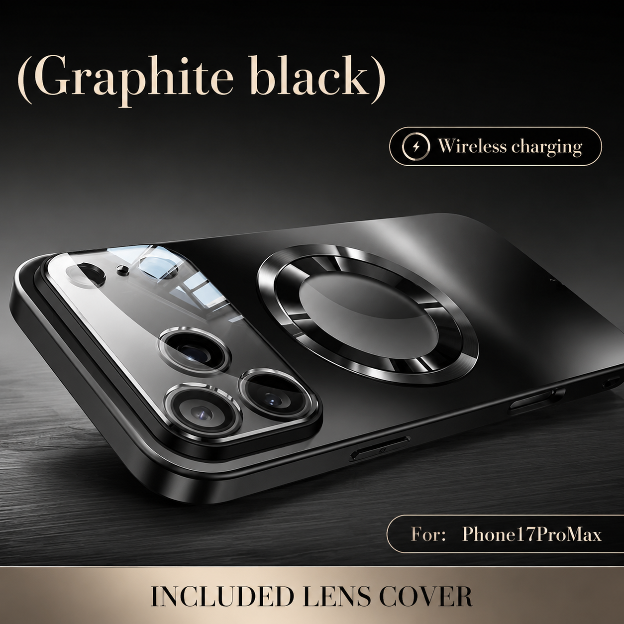 Premium iPhone Case MagSafe Compatible Magnetic Titanium Matte Cover Shockproof Protective PC TPU Back Camera Lens Protection Ultra Thin Full Coverage