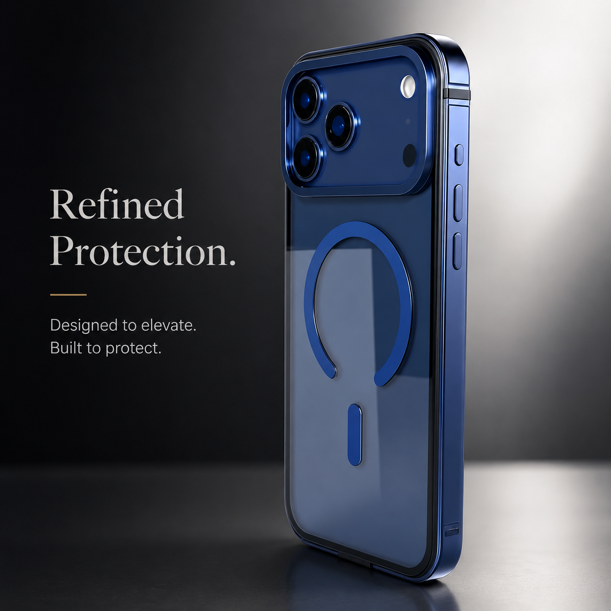 Premium iPhone Case MagSafe Compatible Magnetic Aluminum Frame Clear Back Cover Shockproof Protective Camera Lens Guard Slim Full Coverage