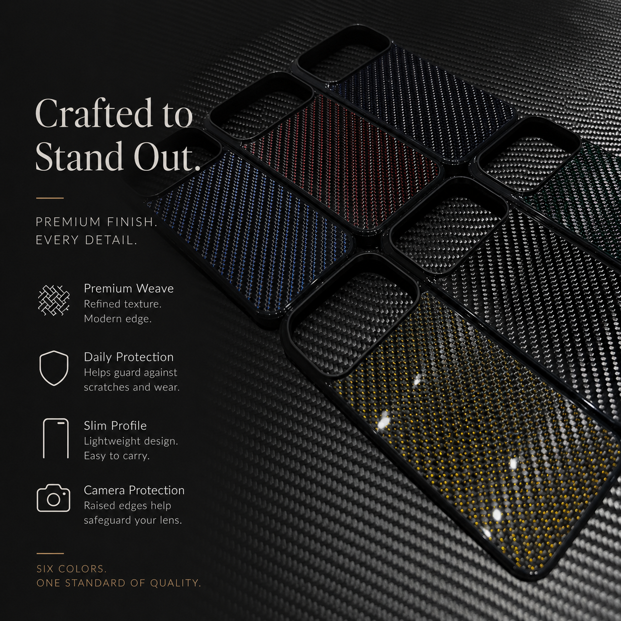 Premium iPhone Case MagSafe Compatible Woven Carbon Fiber Cover Dual Layer Shockproof Full Coverage Anti Scratch Lightweight Non Slip Design