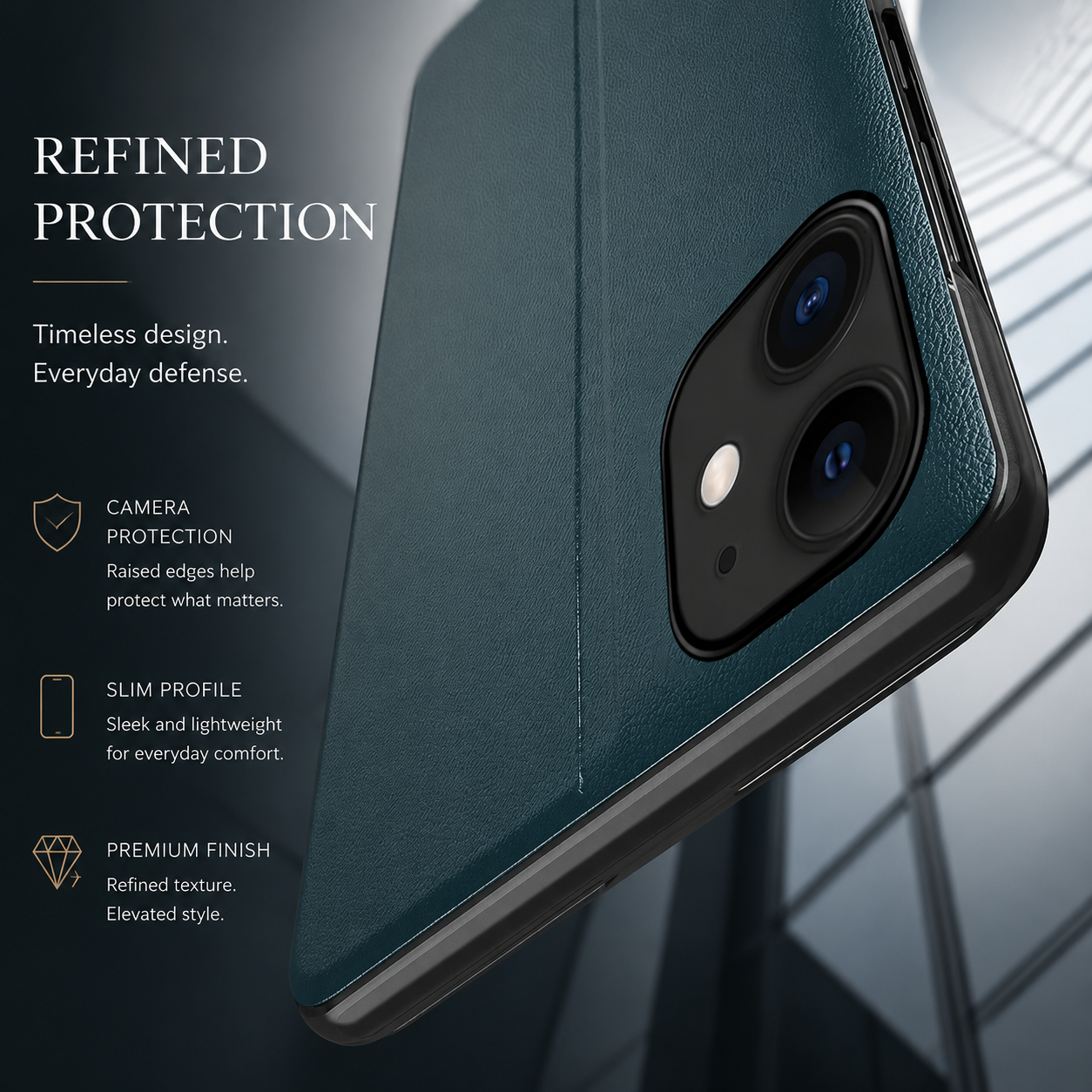 Premium iPhone Wallet Case MagSafe Compatible Magnetic Flip Cover PU Leather Card Holder Kickstand Shockproof Protective Full Coverage Camera Lens Guard Design