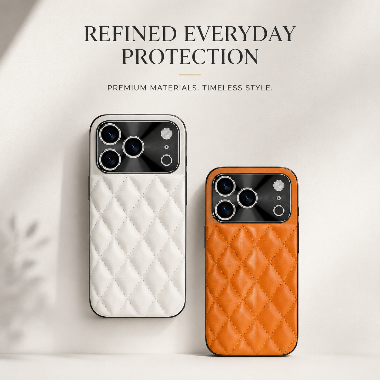 Premium iPhone Case MagSafe Compatible PU Leather Protective Cover Shockproof Camera Lens Protection Anti Scratch Non Slip Slim Full Coverage