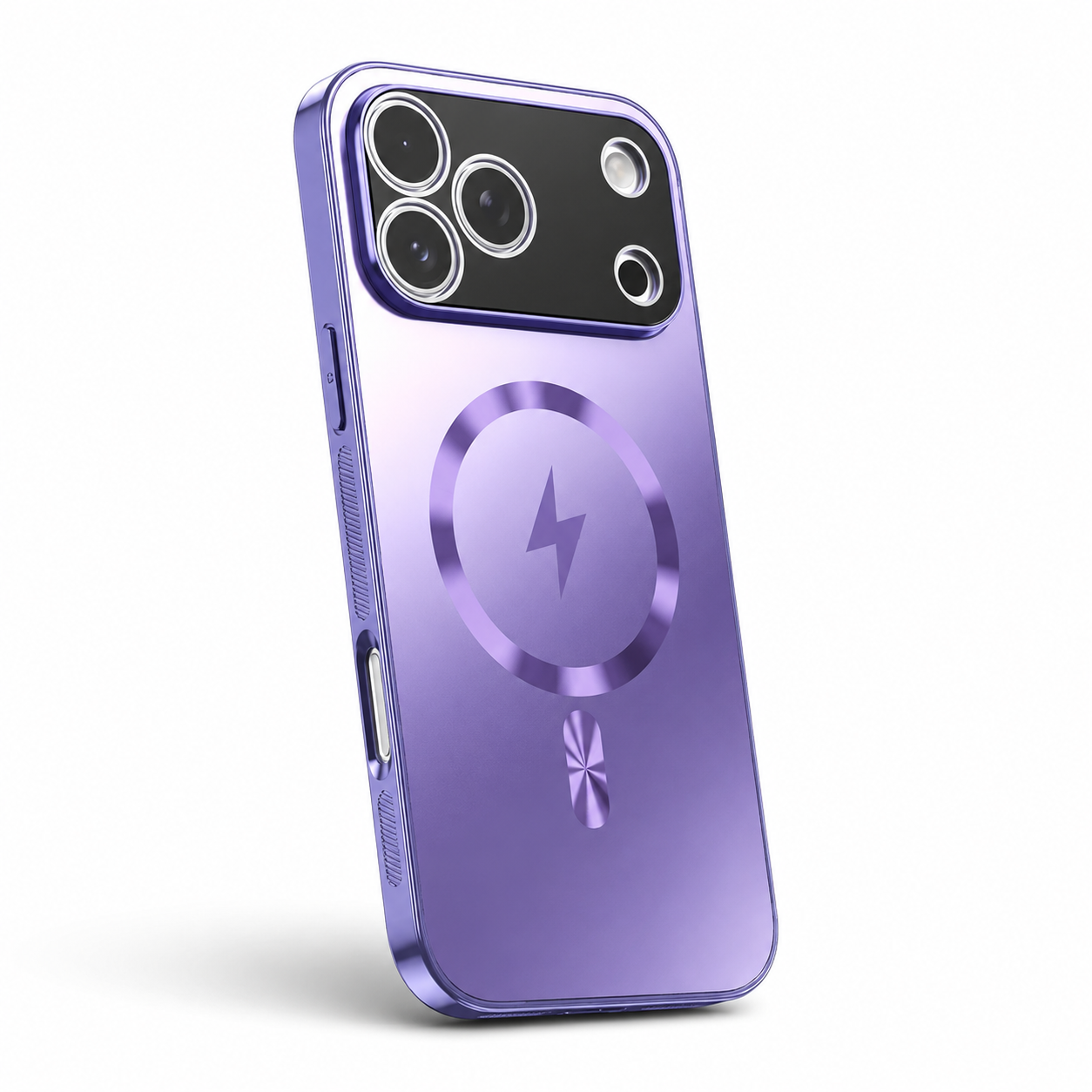 Premium iPhone Case MagSafe Compatible Magnetic Aluminum Frame Electroplated Matte Shockproof Protective Cover Camera Lens Protection Slim Full Coverage