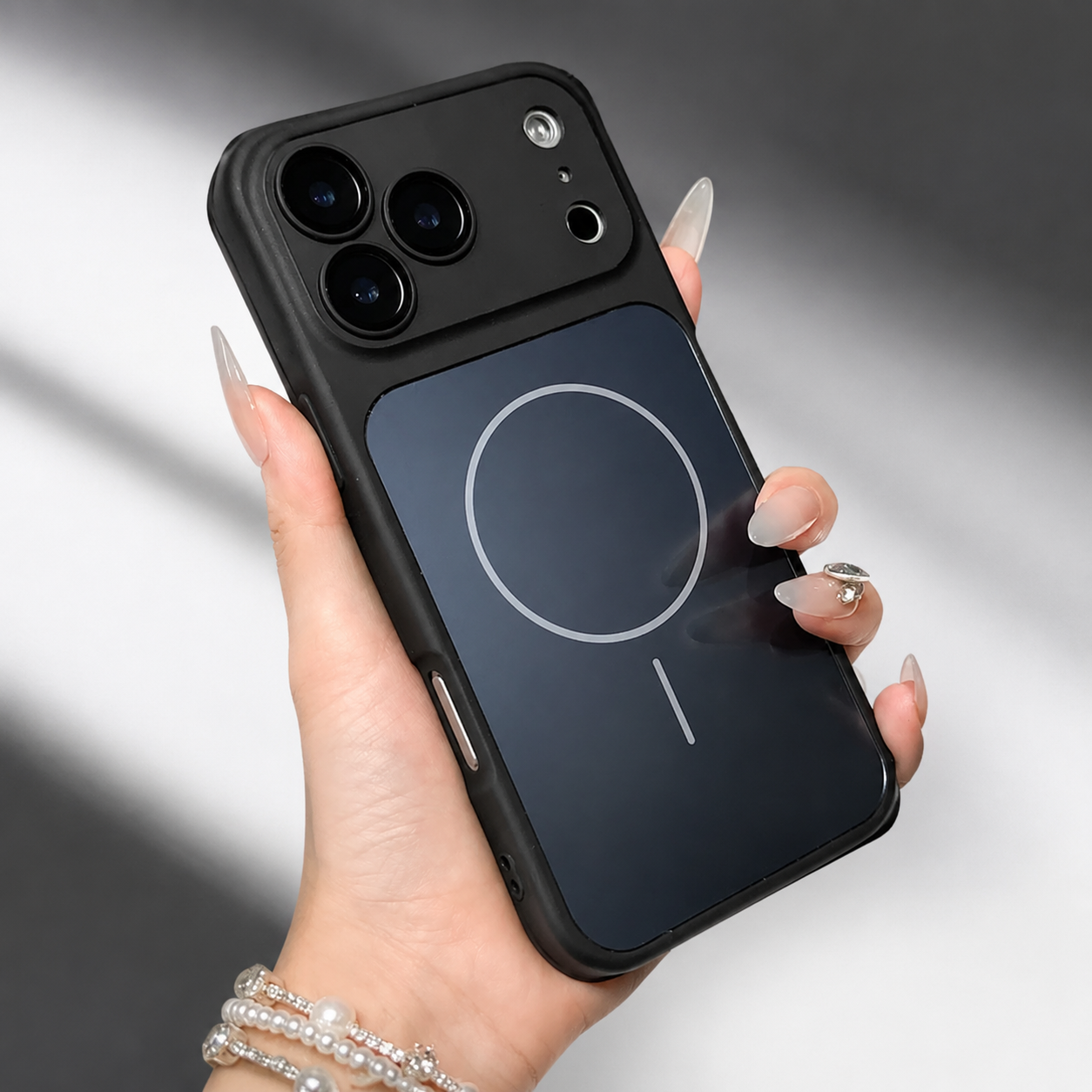 Premium iPhone Case MagSafe Compatible Magnetic Matte Protective Cover Shockproof PC Back Glass Camera Lens Guard Anti Fingerprint Slim Full Coverage Design