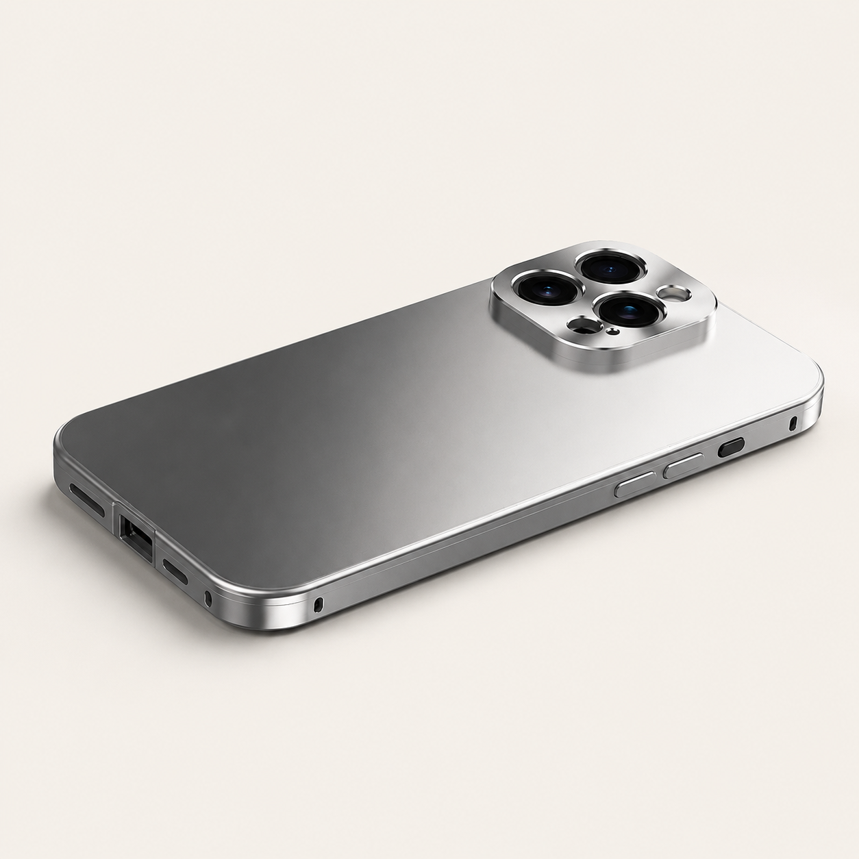 Premium iPhone Case MagSafe Compatible Magnetic Aluminum Frame Shockproof Protective Cover Camera Lens Protection Slim Metal Design Wireless Charging Compatible