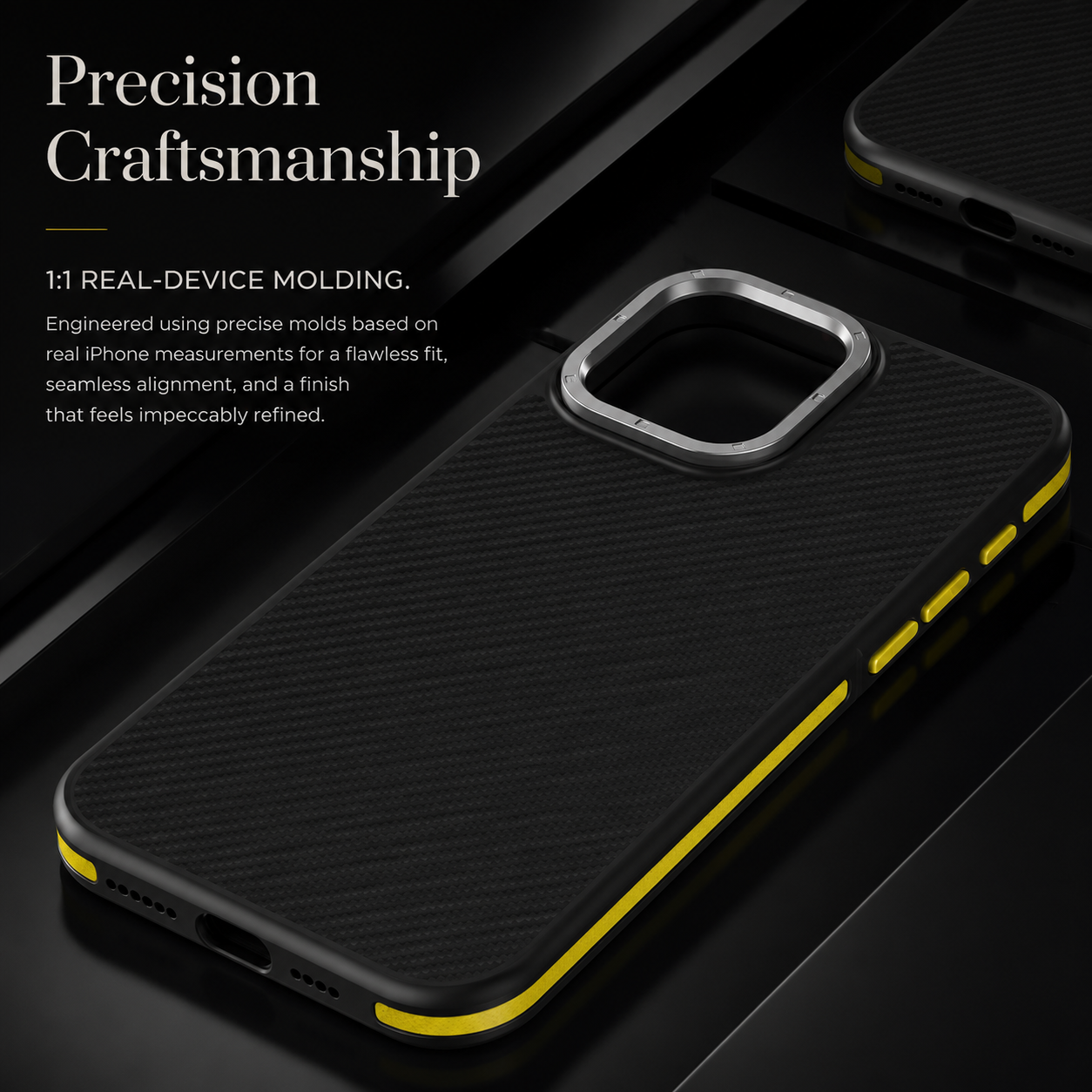 Premium iPhone Case MagSafe Compatible Magnetic Aramid Fiber Protective Cover 600D Carbon Texture Ultra Thin Lightweight Shockproof Camera Protection