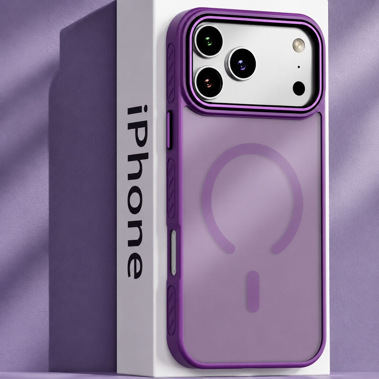 Premium iPhone Case MagSafe Compatible Magnetic Transparent Matte Cover Shockproof Protective Frame Camera Lens Protection Slim Full Coverage