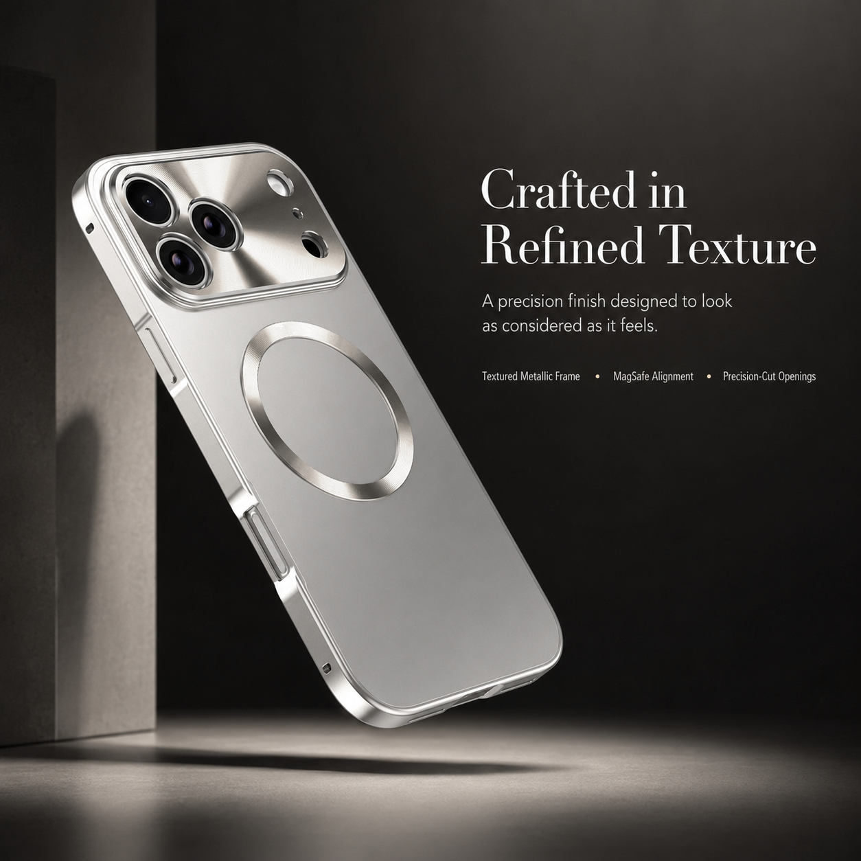 Premium iPhone Case MagSafe Compatible Magnetic Aluminum Frame Frosted Matte Shockproof Protective Camera Lens Protection Ultra Thin Full Coverage